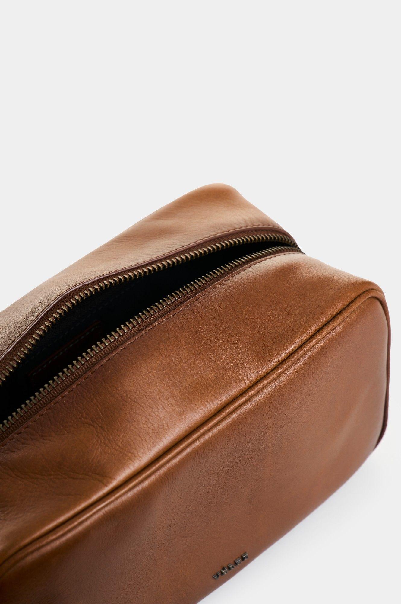 Vélez Organizador De Viaje Cuero Hombre Sand Miel-4