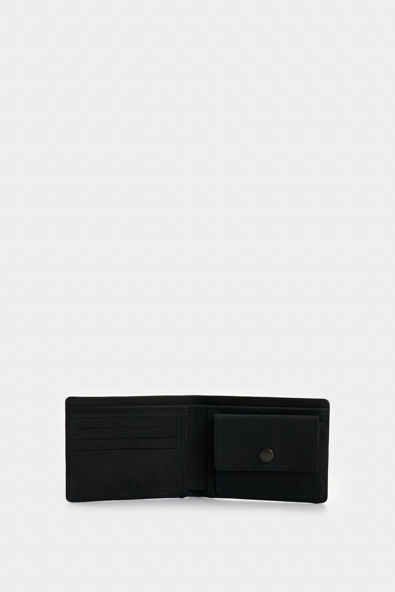 Vélez Billetera Terra Cuero Hombre Interior Contraste Negro-1