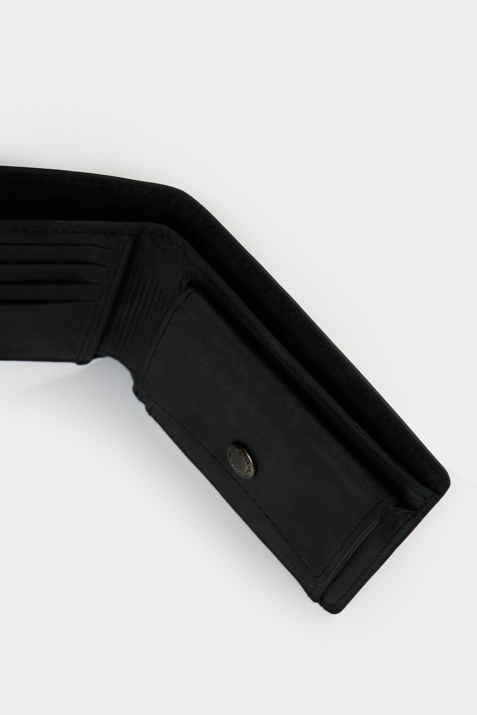 Vélez Billetera Terra Cuero Hombre Interior Contraste Negro-4