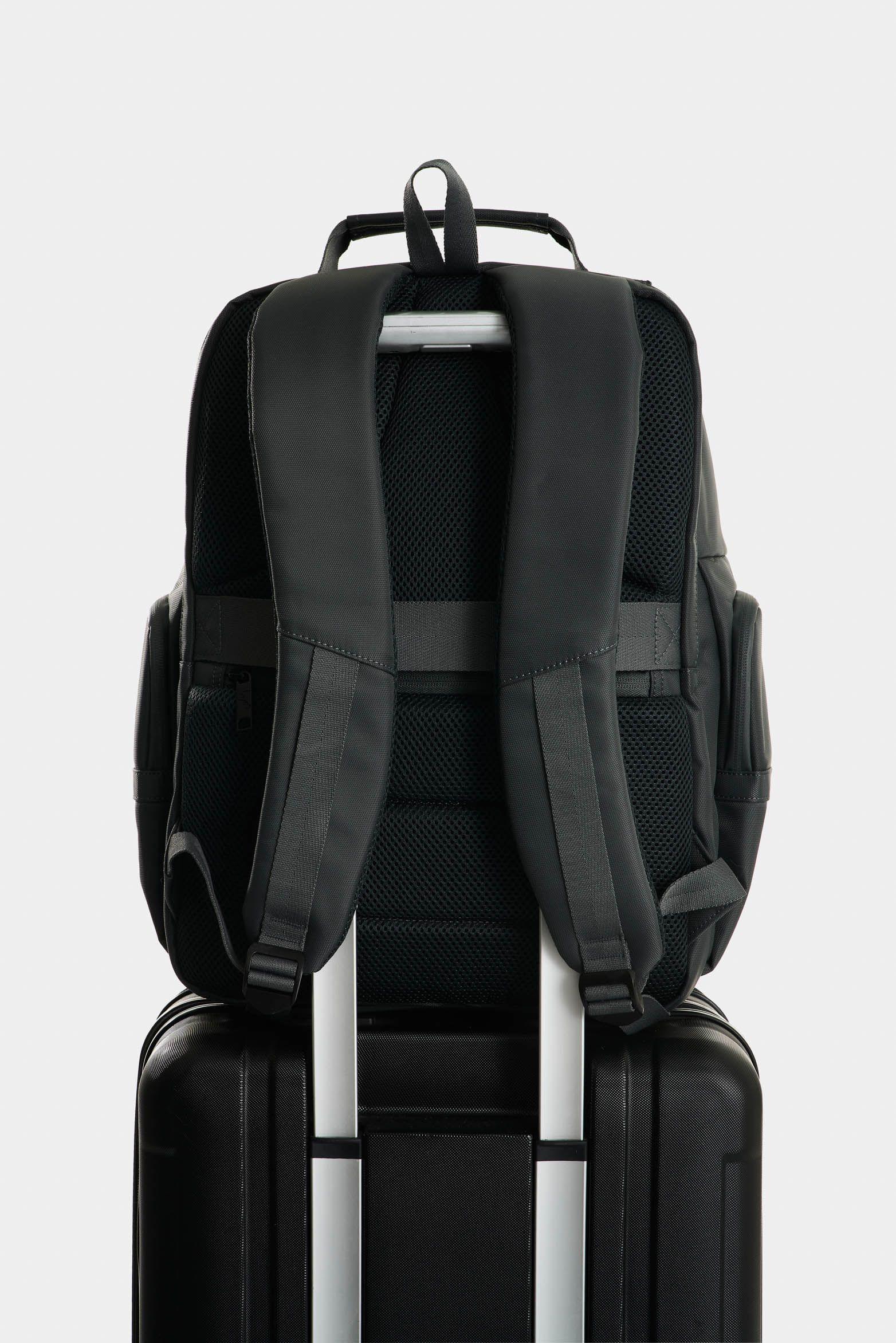 Vélez Morral Edén En Lona Y Cuero Hombre Multifuncional Gris-2