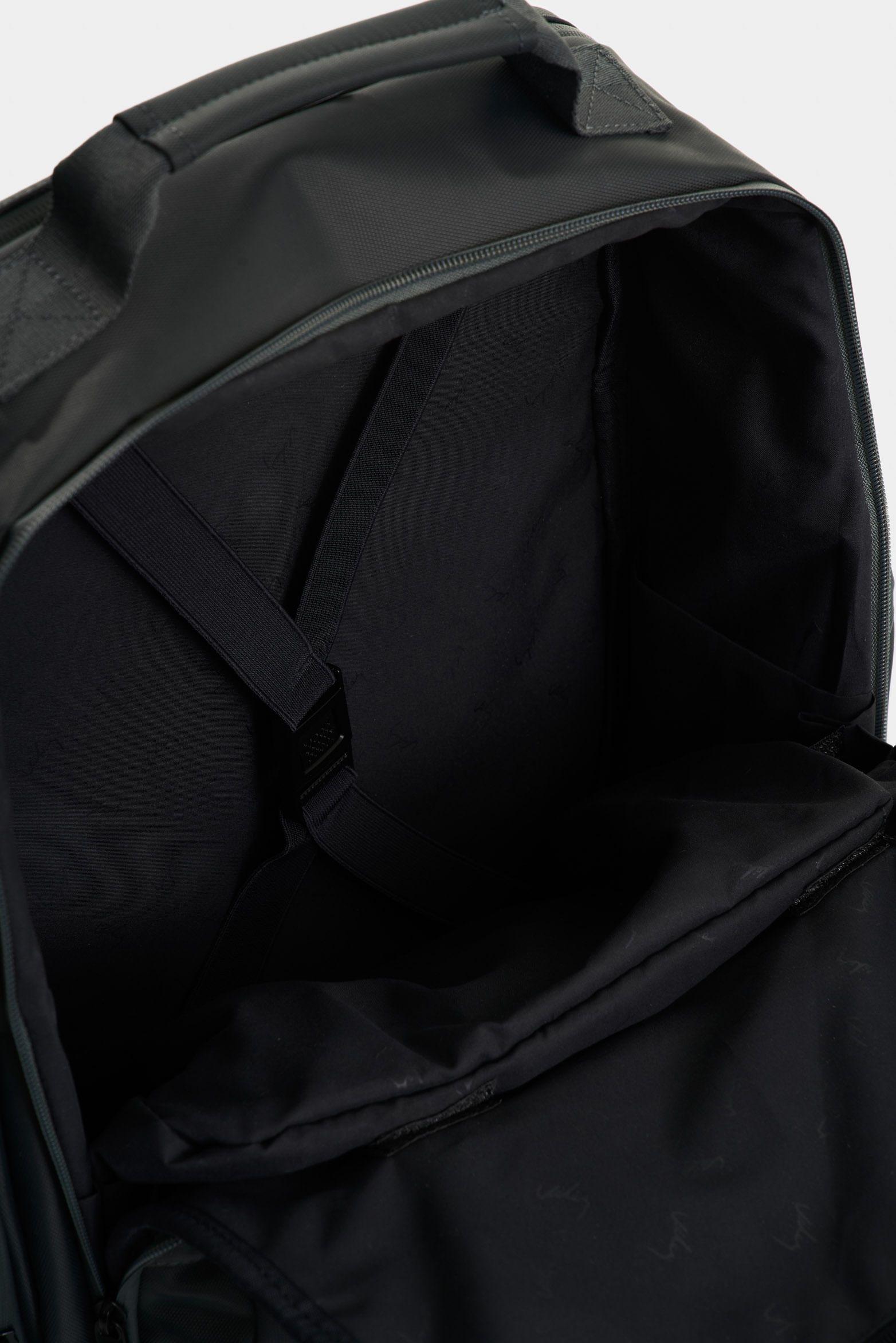 Vélez Morral Edén En Lona Y Cuero Hombre Multifuncional Gris-4