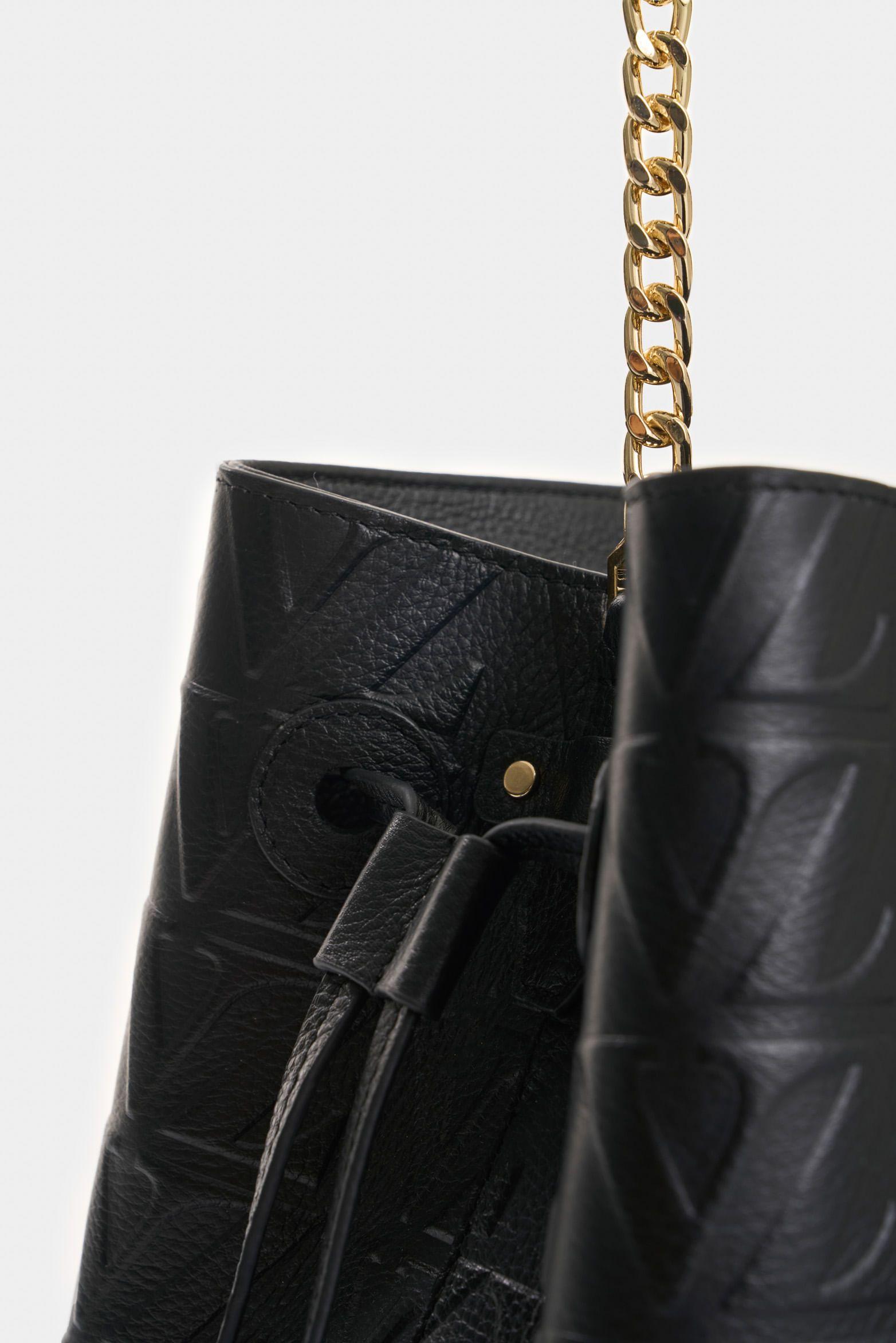 Vélez Shopping Sakai 2.0 De Cuero Para Mujer Monogram Negro-3