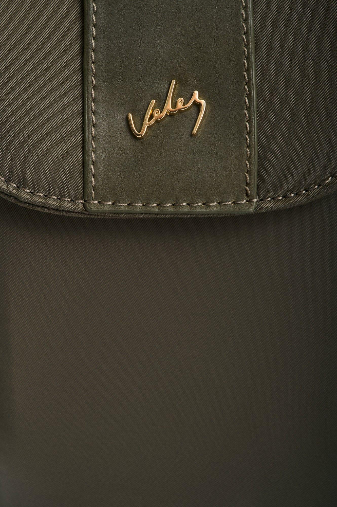 Vélez Cartera Bandolera Lona Y Cuero Mujer Astra Verde Oliva-3