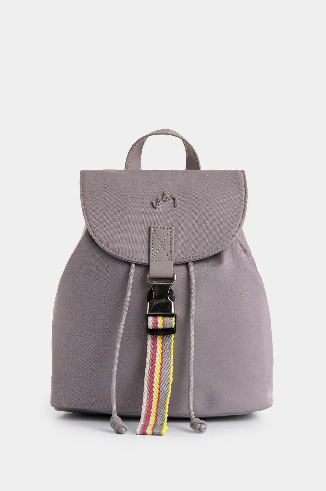 Vélez Morral Elora Lona y Cuero Para Mujer Contraste Gris-0