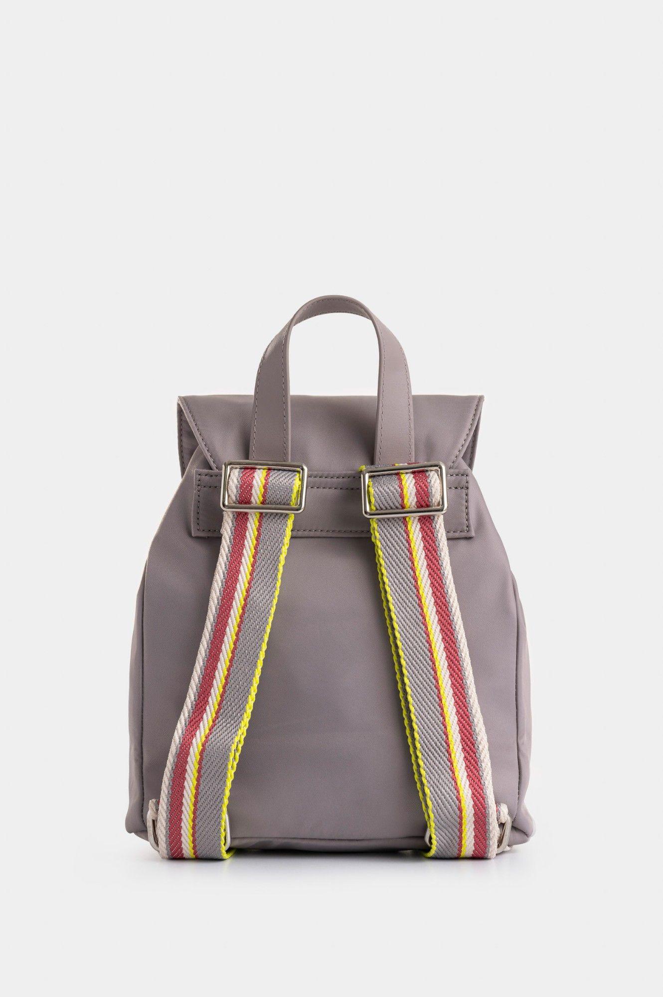 Vélez Morral Elora Lona y Cuero Para Mujer Contraste Gris-2