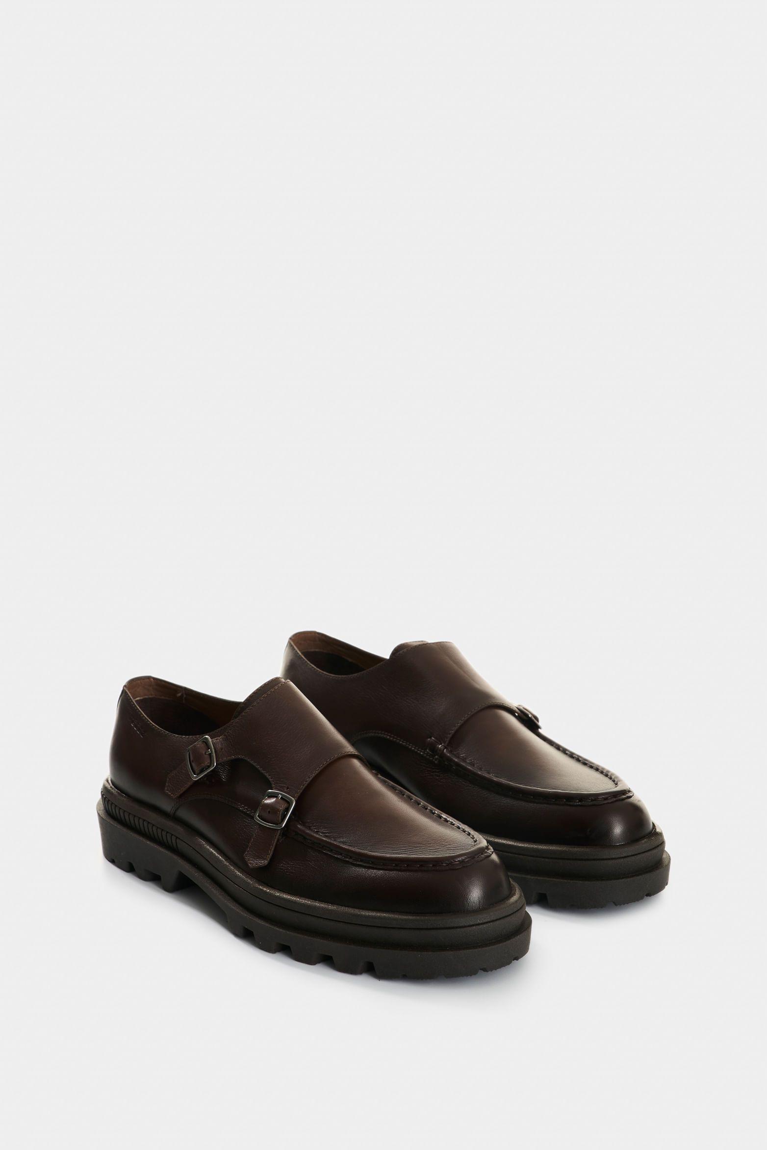 Vélez Mocasín De Cuero  Hombre Tessa Café-1