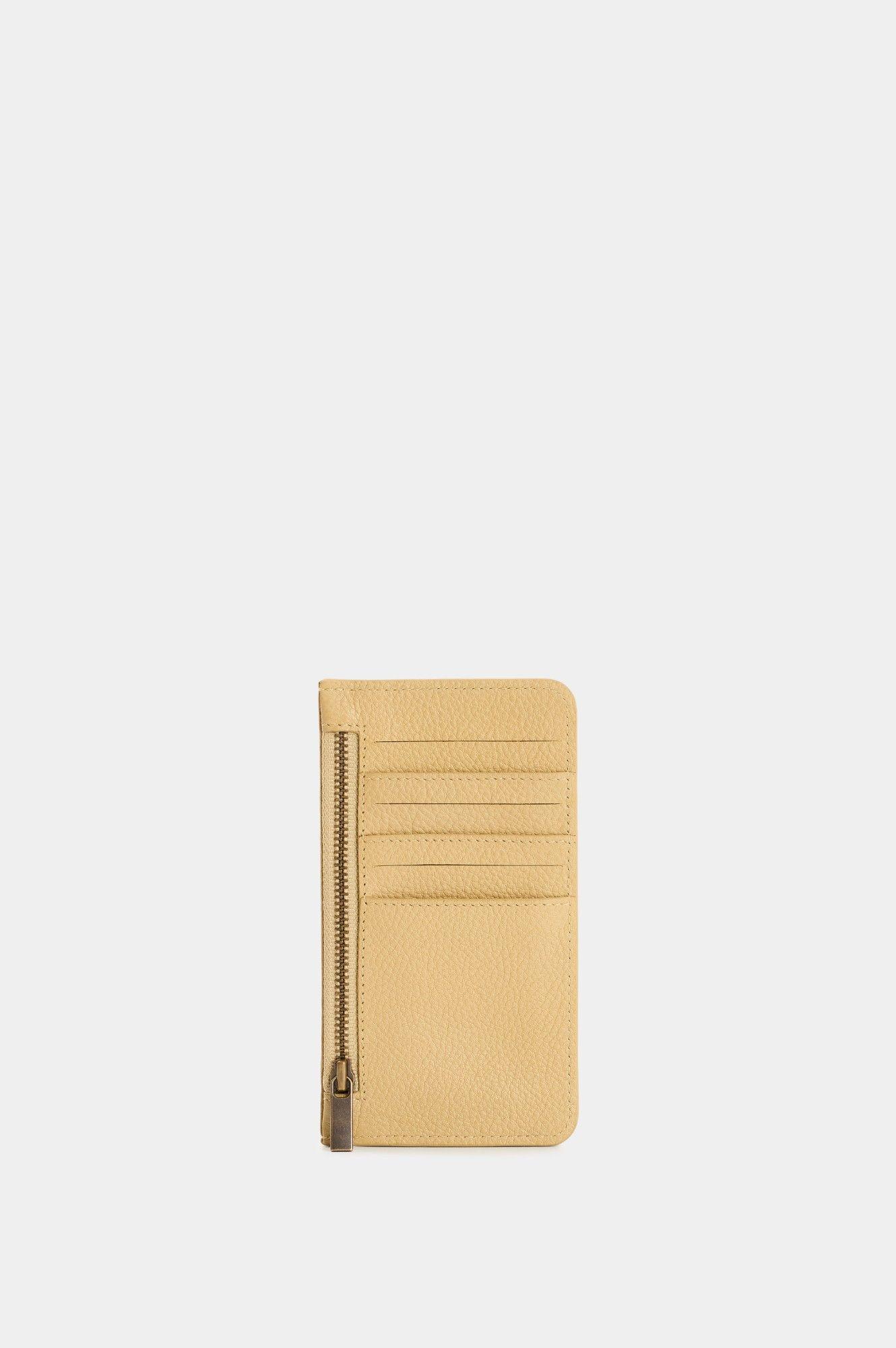 Vélez Porta Documentos Cuero Mujer Ava Verde Oliva-2