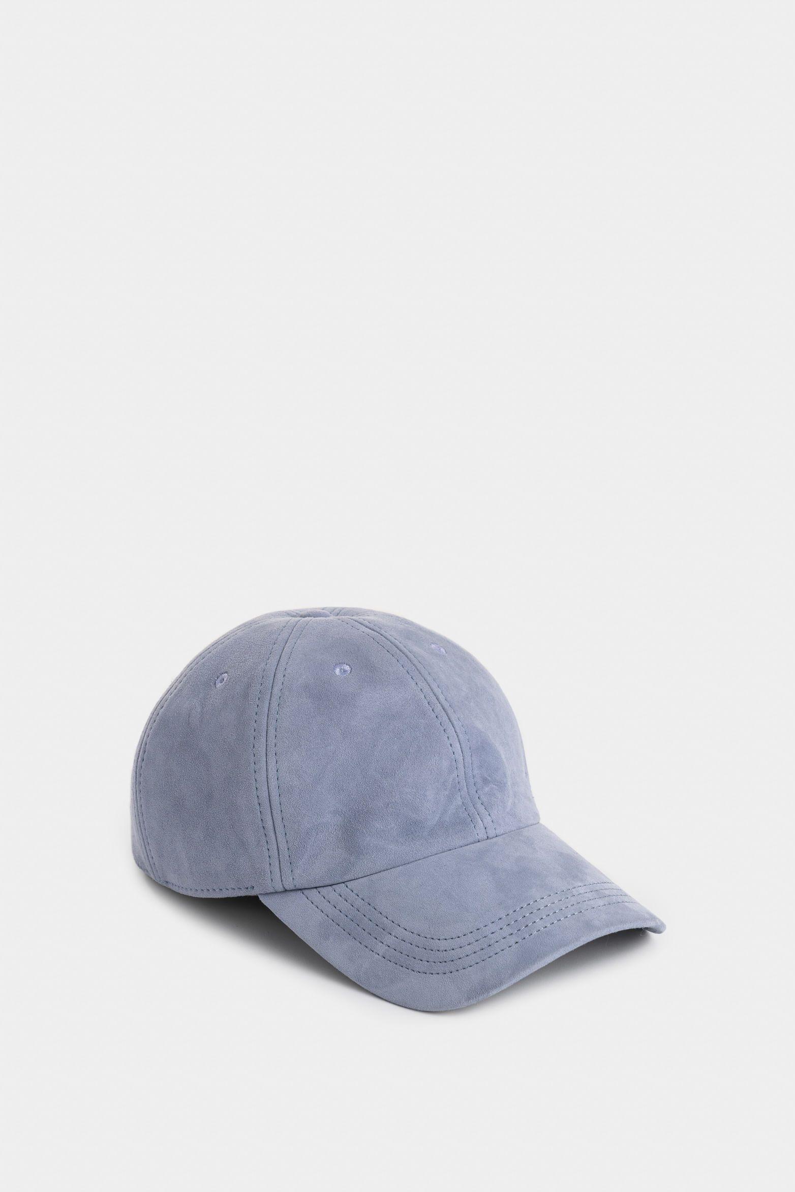 Vélez Gorra Suecuero Gamuza Hombre  Baseball Azul Claro-1