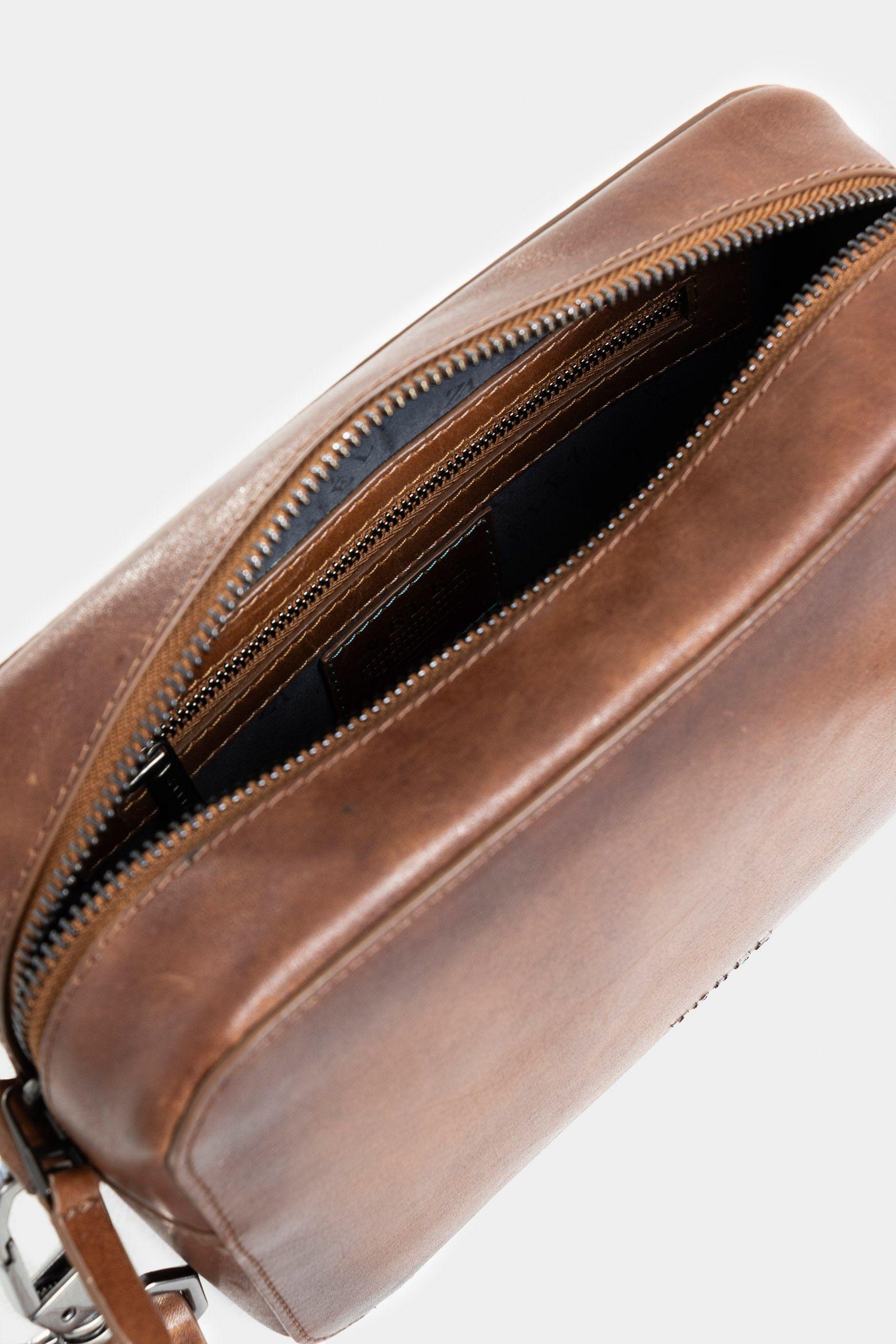 Vélez Morral Monza De Cuero Hombre Acabado Artesanal Miel-4