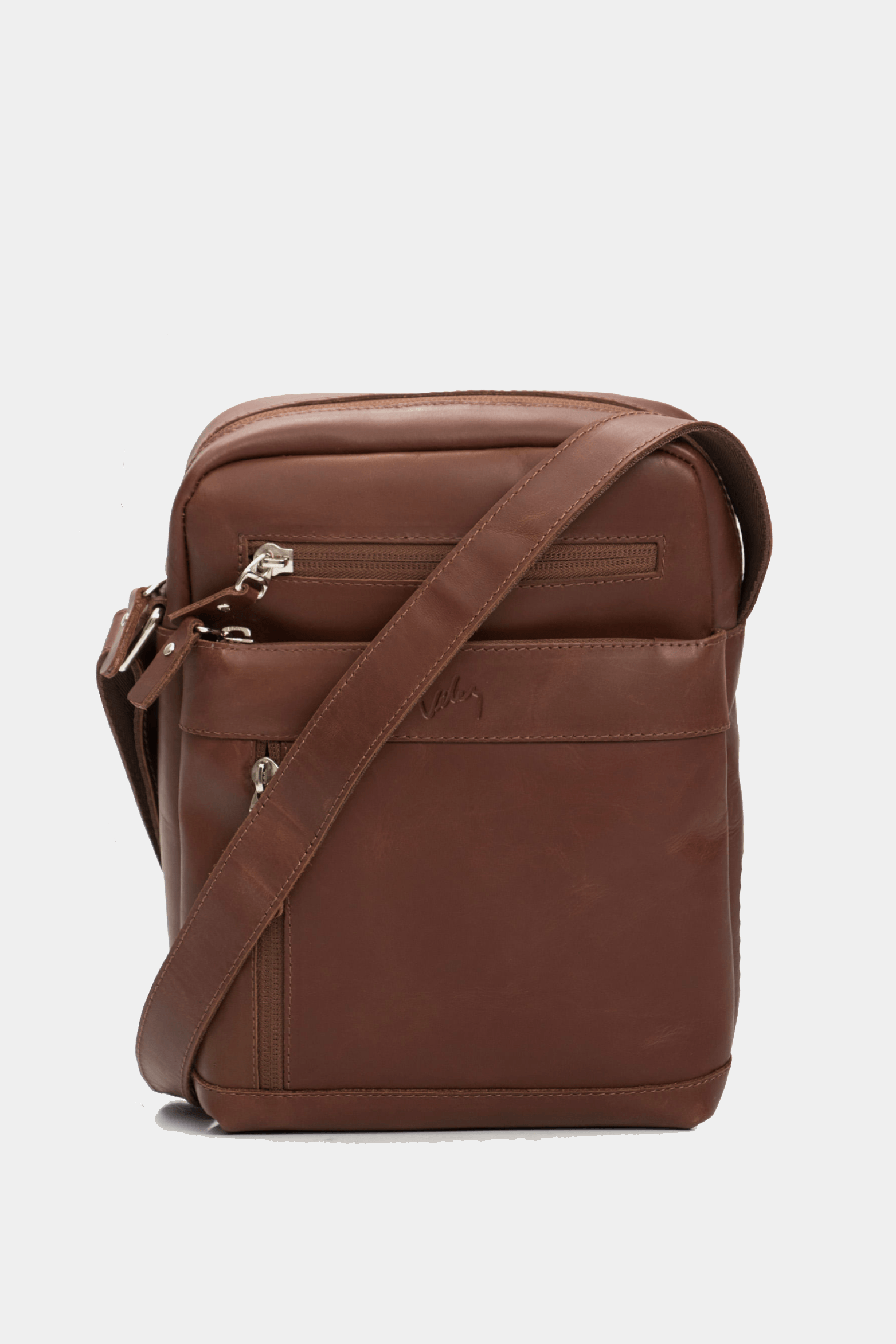 Manos Libres grecia de cuero para hombre vintage Cafe-0