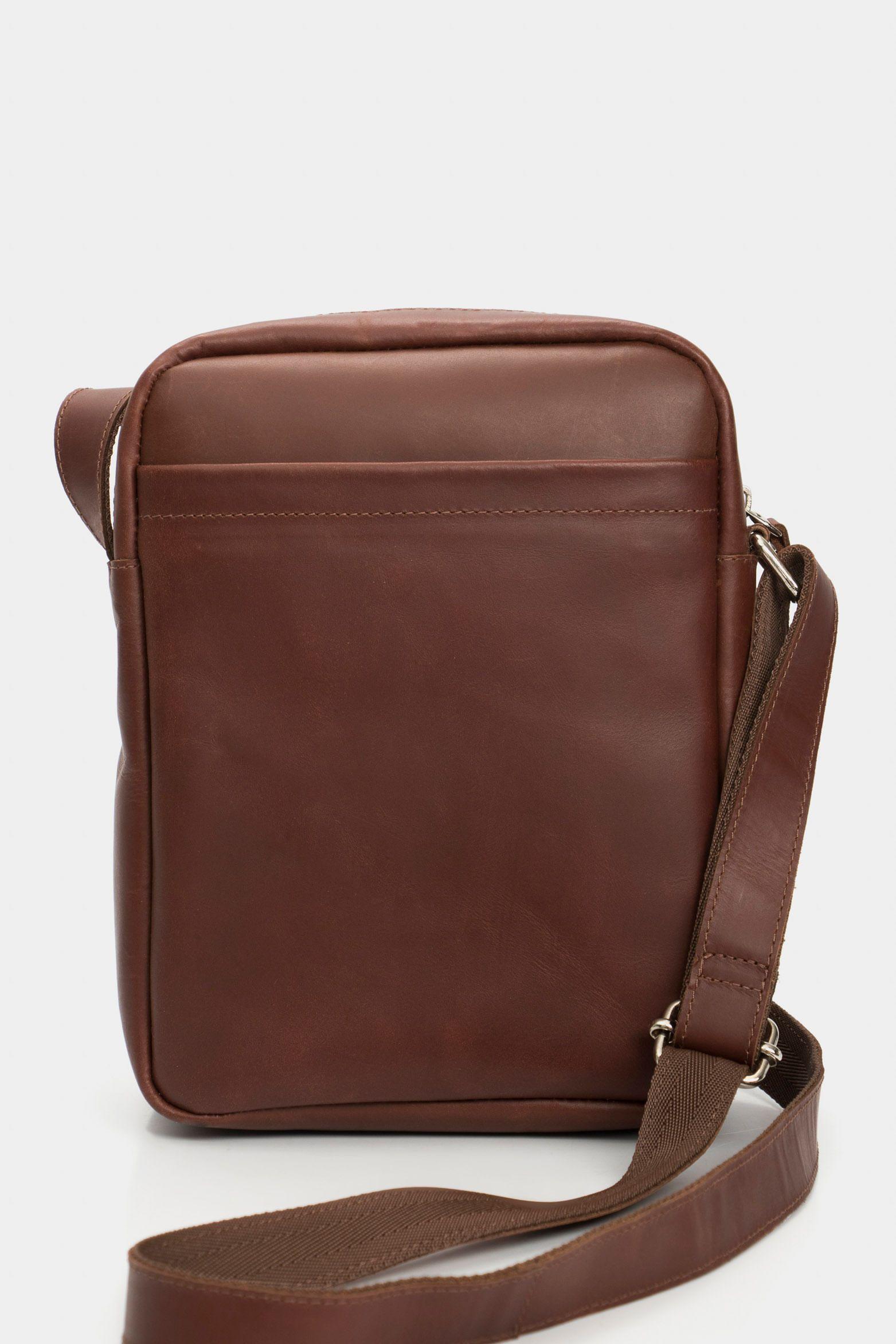 Manos Libres grecia de cuero para hombre vintage Cafe-3