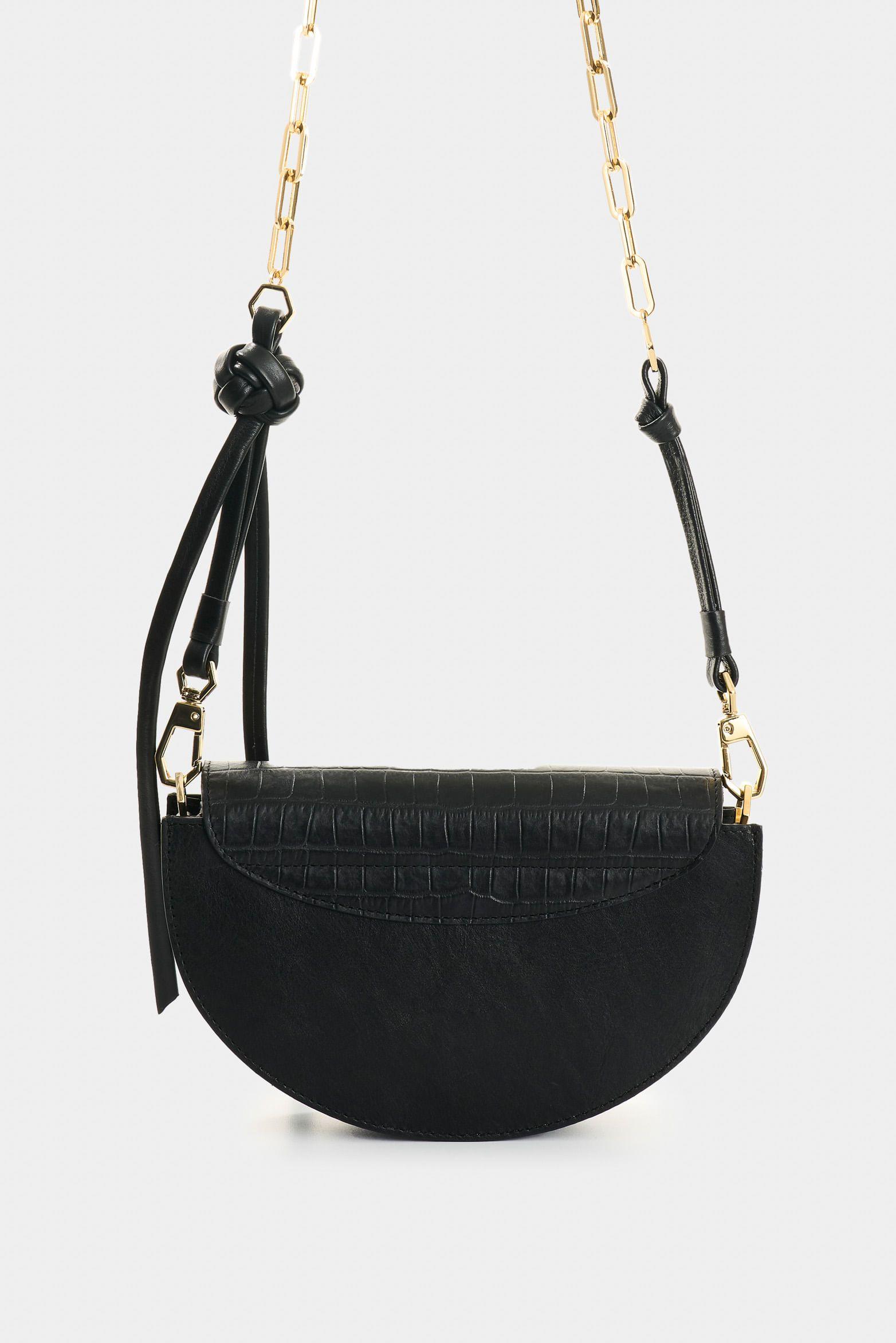 Vélez Manos Libres De Cuero  Mujer Luna Negro-2