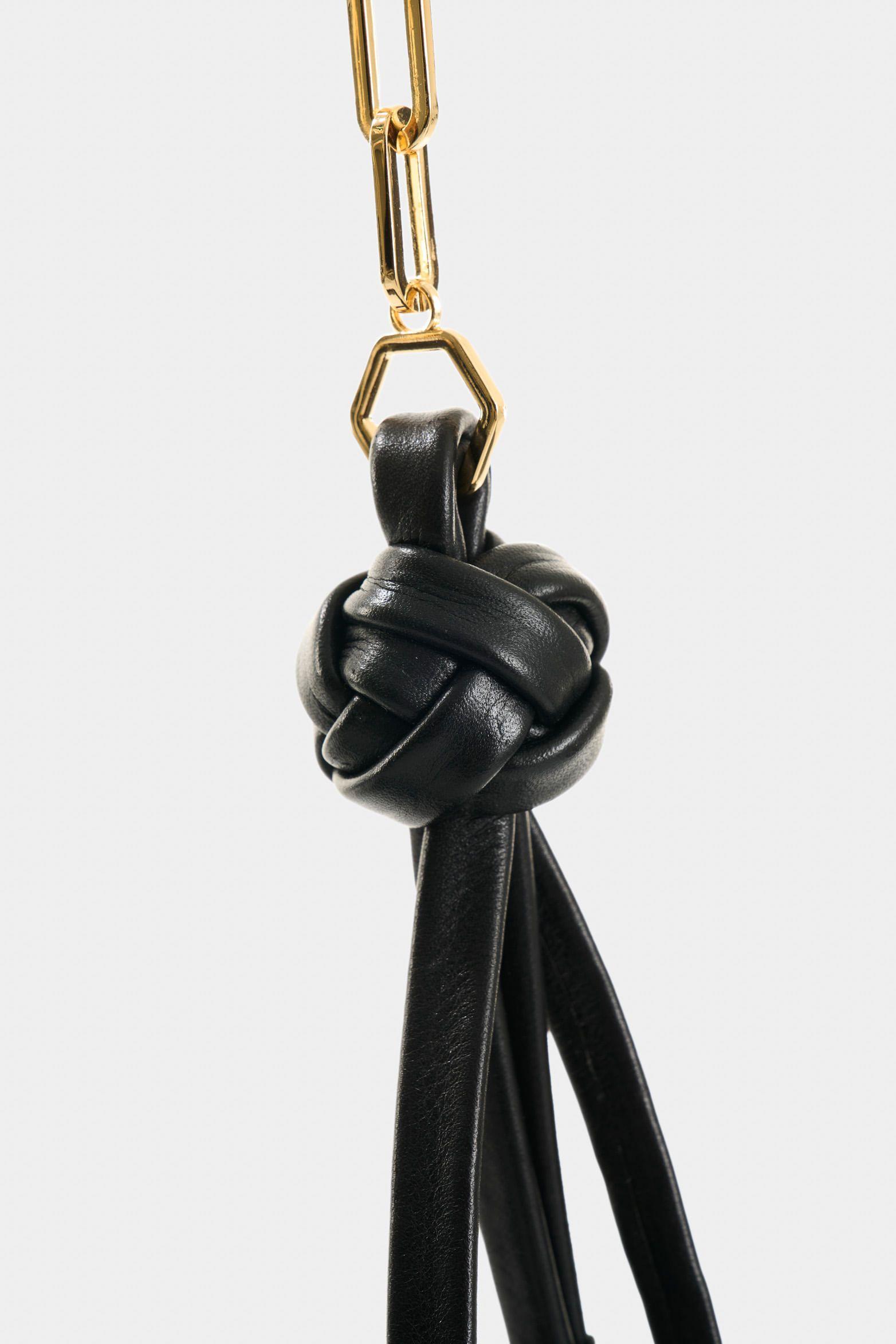 Vélez Manos Libres De Cuero  Mujer Luna Negro-3