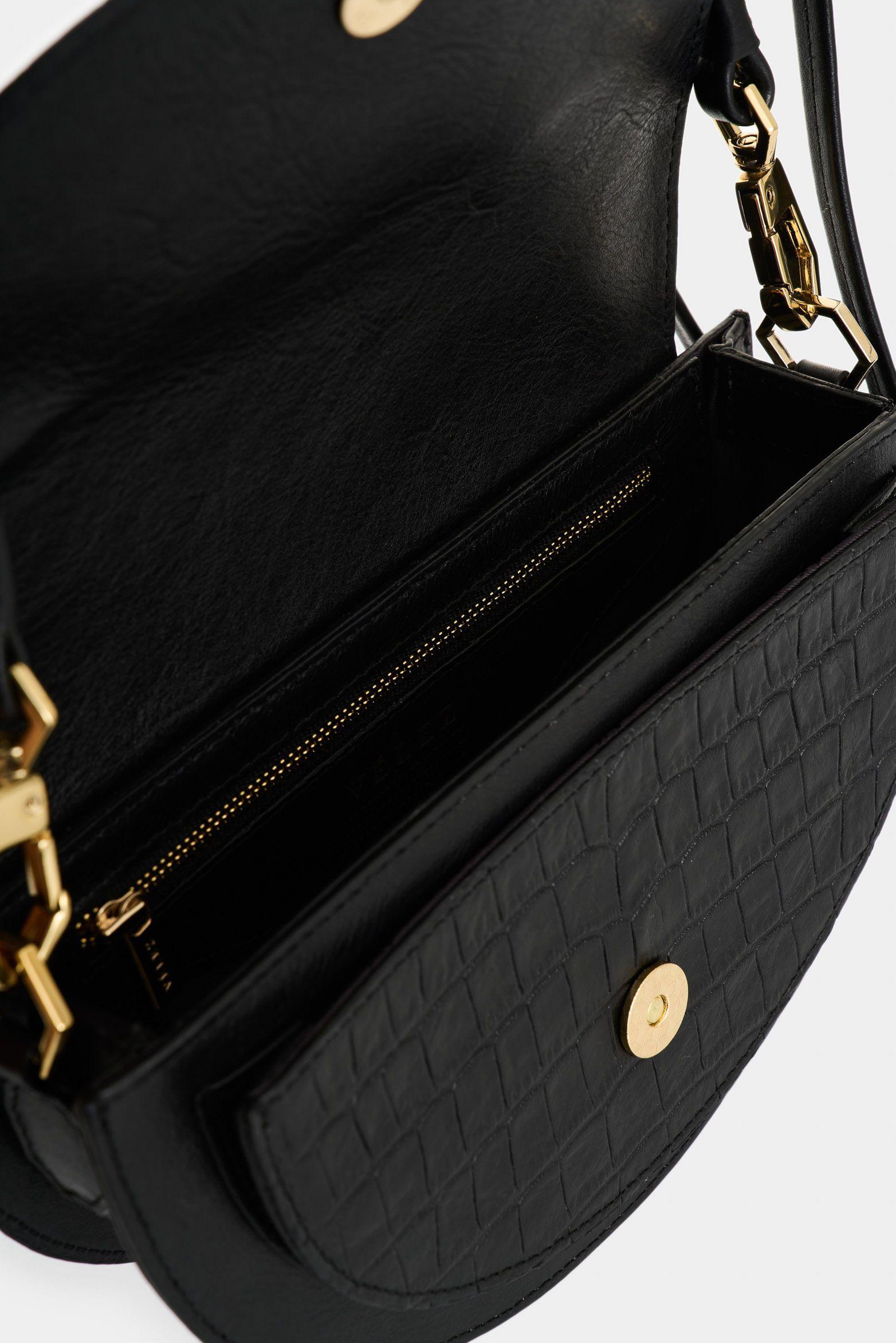 Vélez Manos Libres De Cuero  Mujer Luna Negro-4