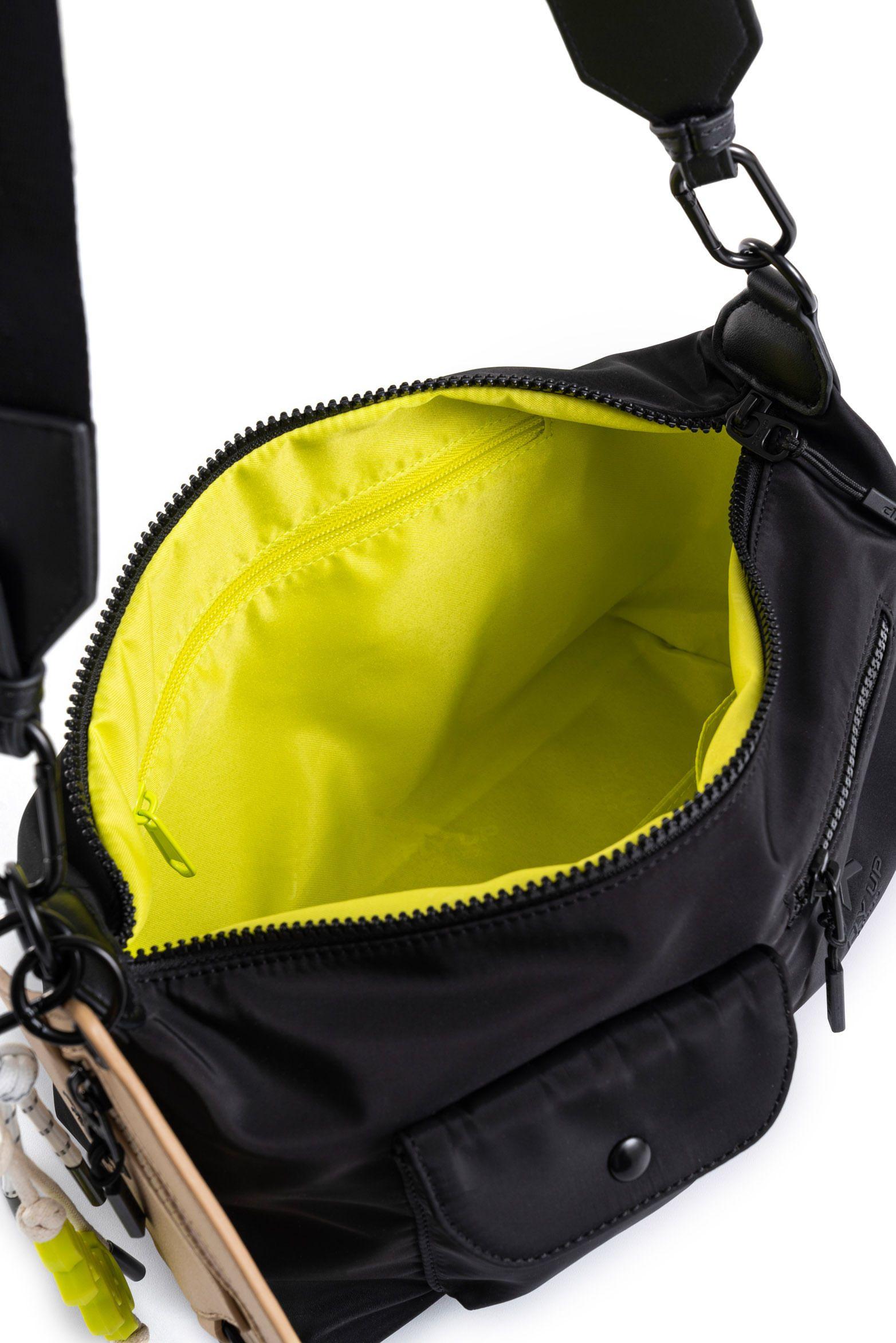 Baguette mediano para mujer Fly Up negro-5