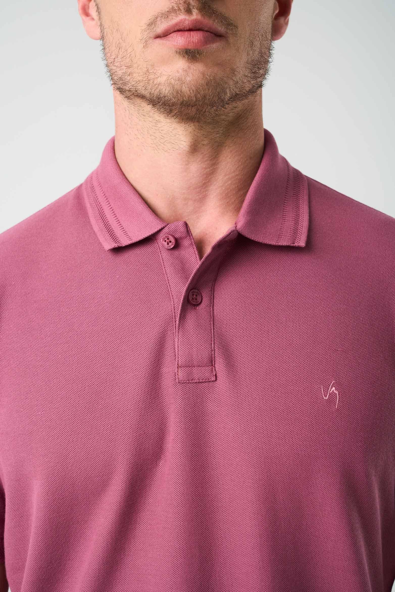 Polo Summer para hombre semi ajustada moro-5