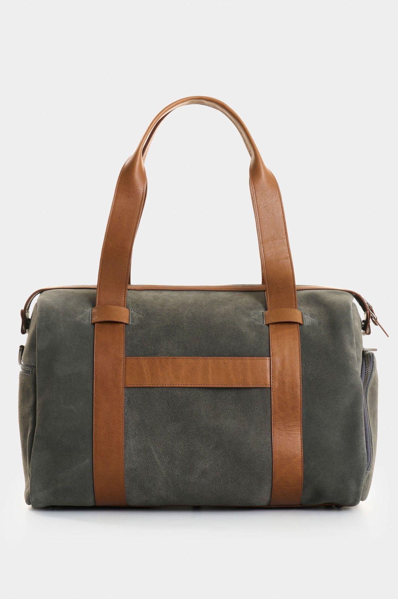 Vélez Cartera Esencial Cuero Gamuzado Hombre Multifunción Gris-2