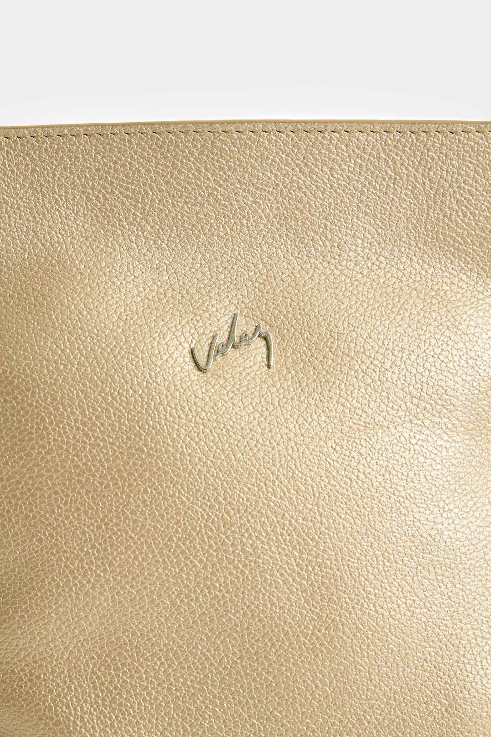 Vélez Manos Libres Numen 2.0 Cuero Mujer Grabado Dorado-3