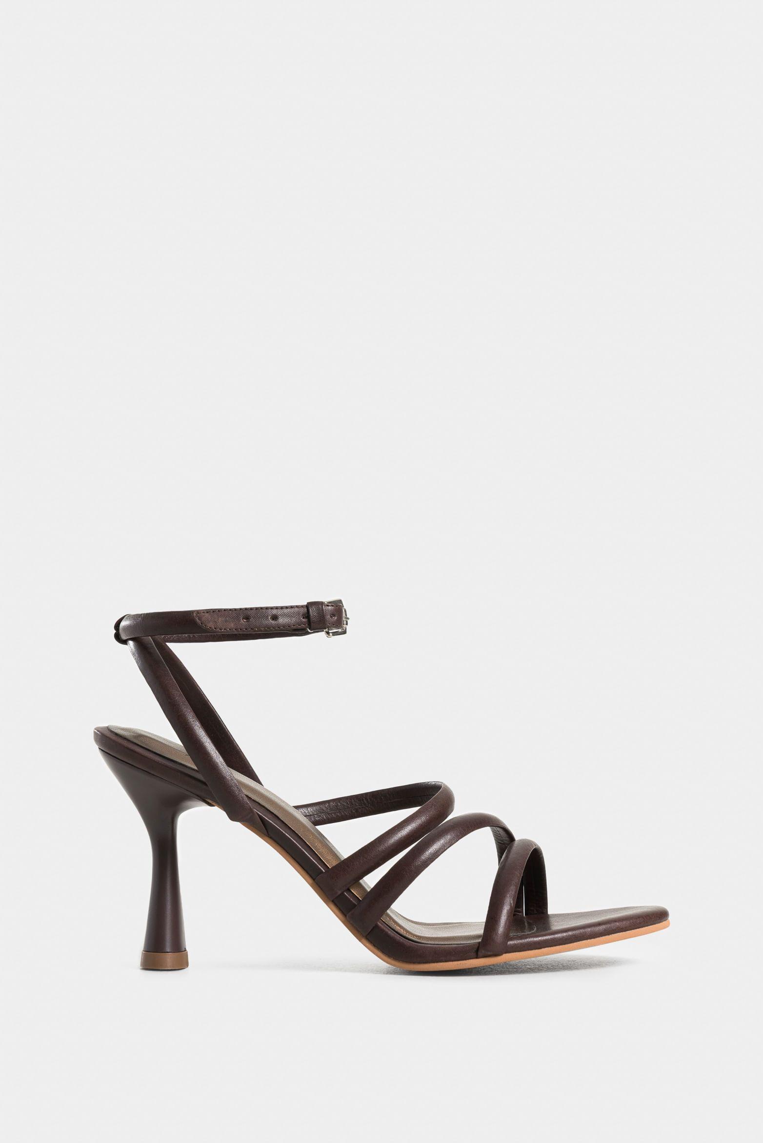 Vélez Sandalia Tacón Thaila Cuero Mujer Dima Ovalada Cafe-0