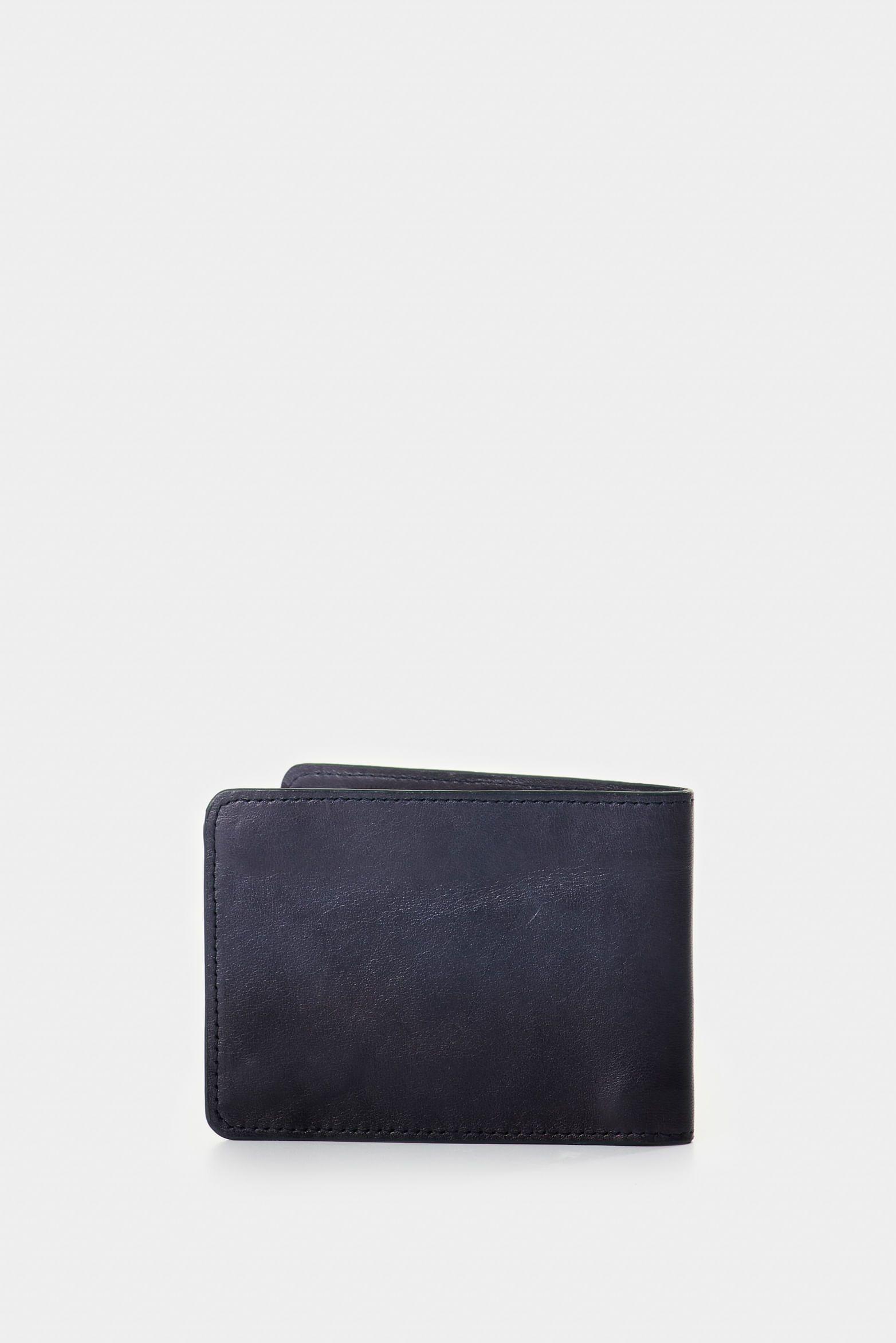Vélez Billetera Oasis Cuero Hombre talle traste Azul Oscuro-2