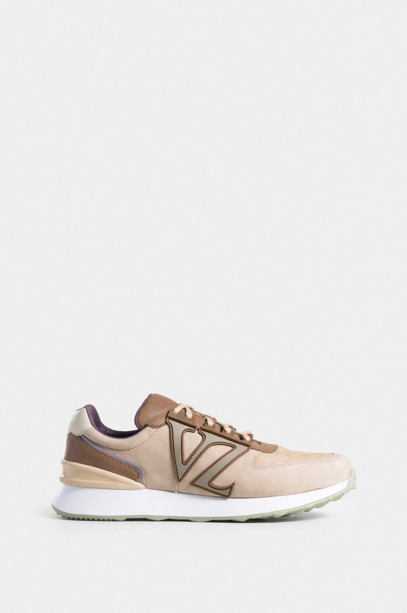 Vélez Zapatillas River Gommus Cuero Y Gamuza Hombre Arena-0