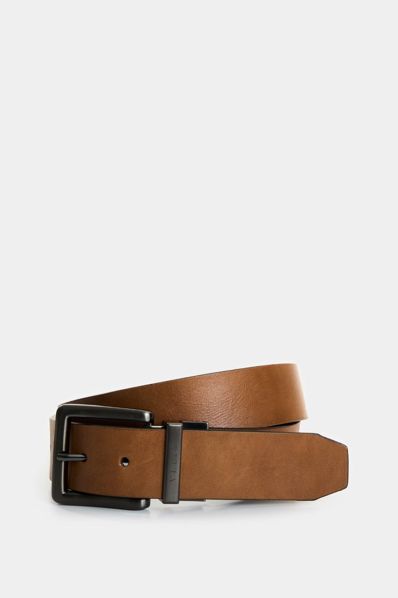 Vélez Cinturón Doble Faz Para Hombre Condall Miel-0