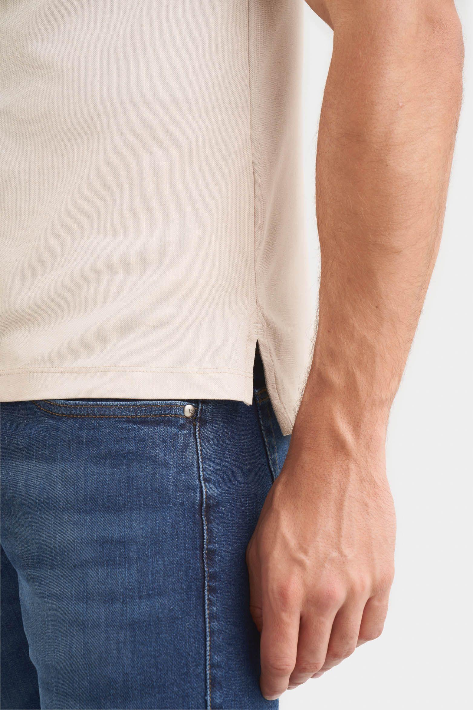 Vélez Polera Micropima Arizona  Hombre Semi Ajustada Beige-3