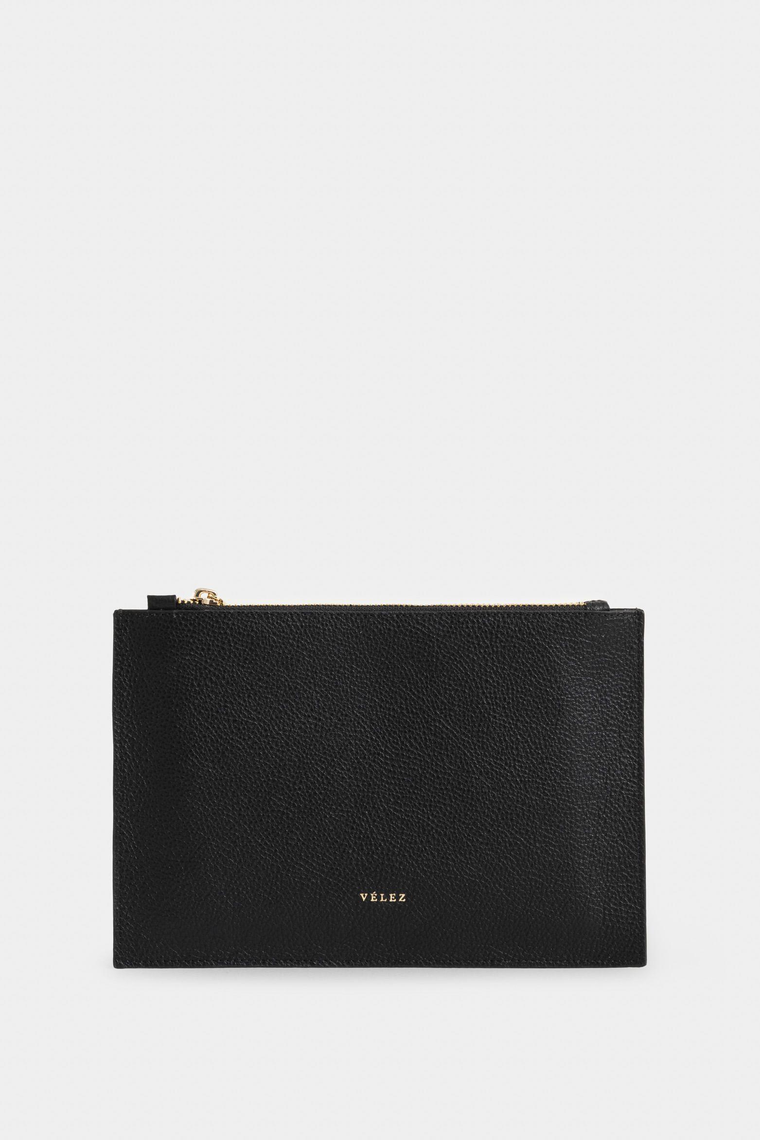 Vélez Cosmetiquera Delfos Cuero Mujer Negro-0