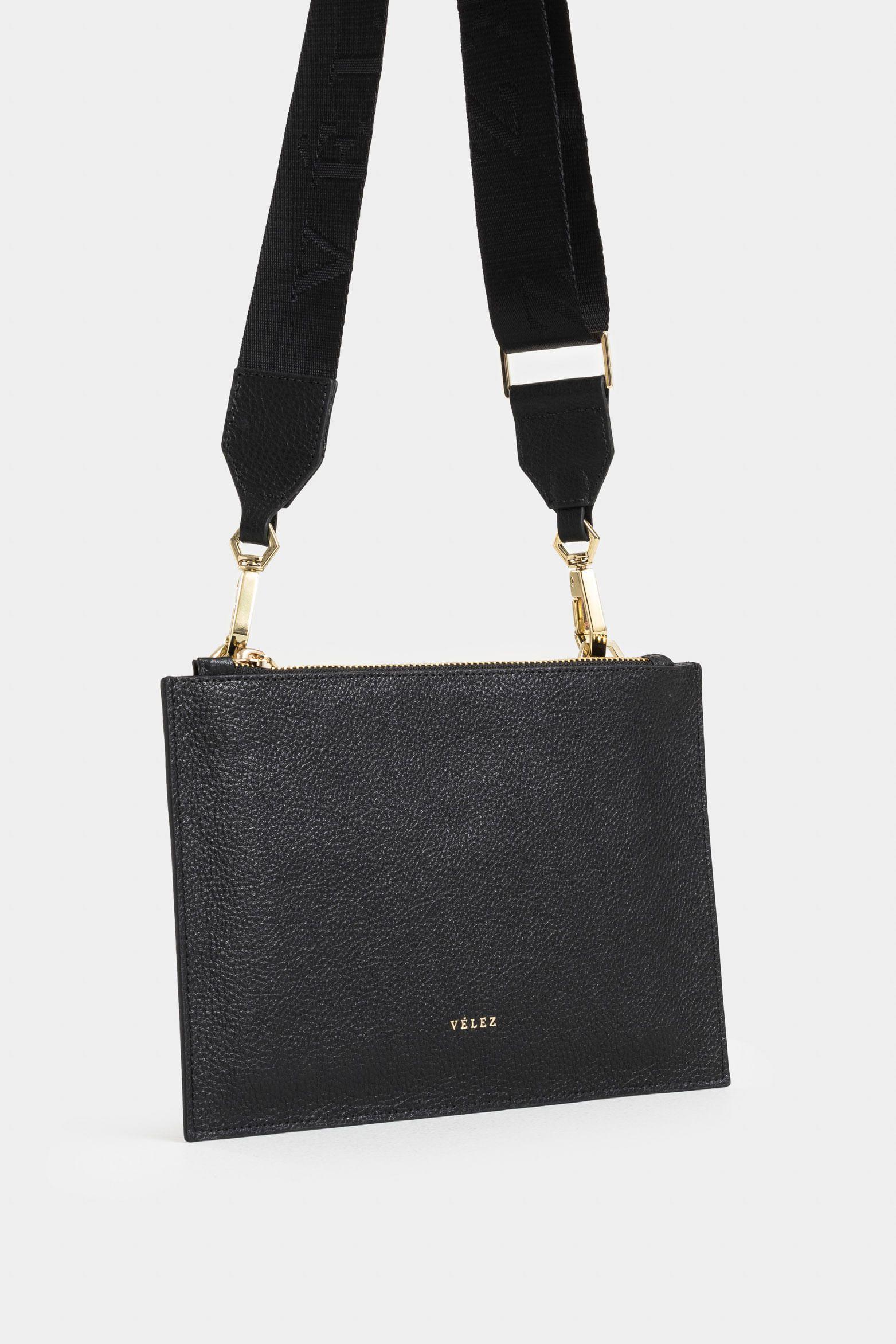 Vélez Cosmetiquera Delfos Cuero Mujer Negro-1