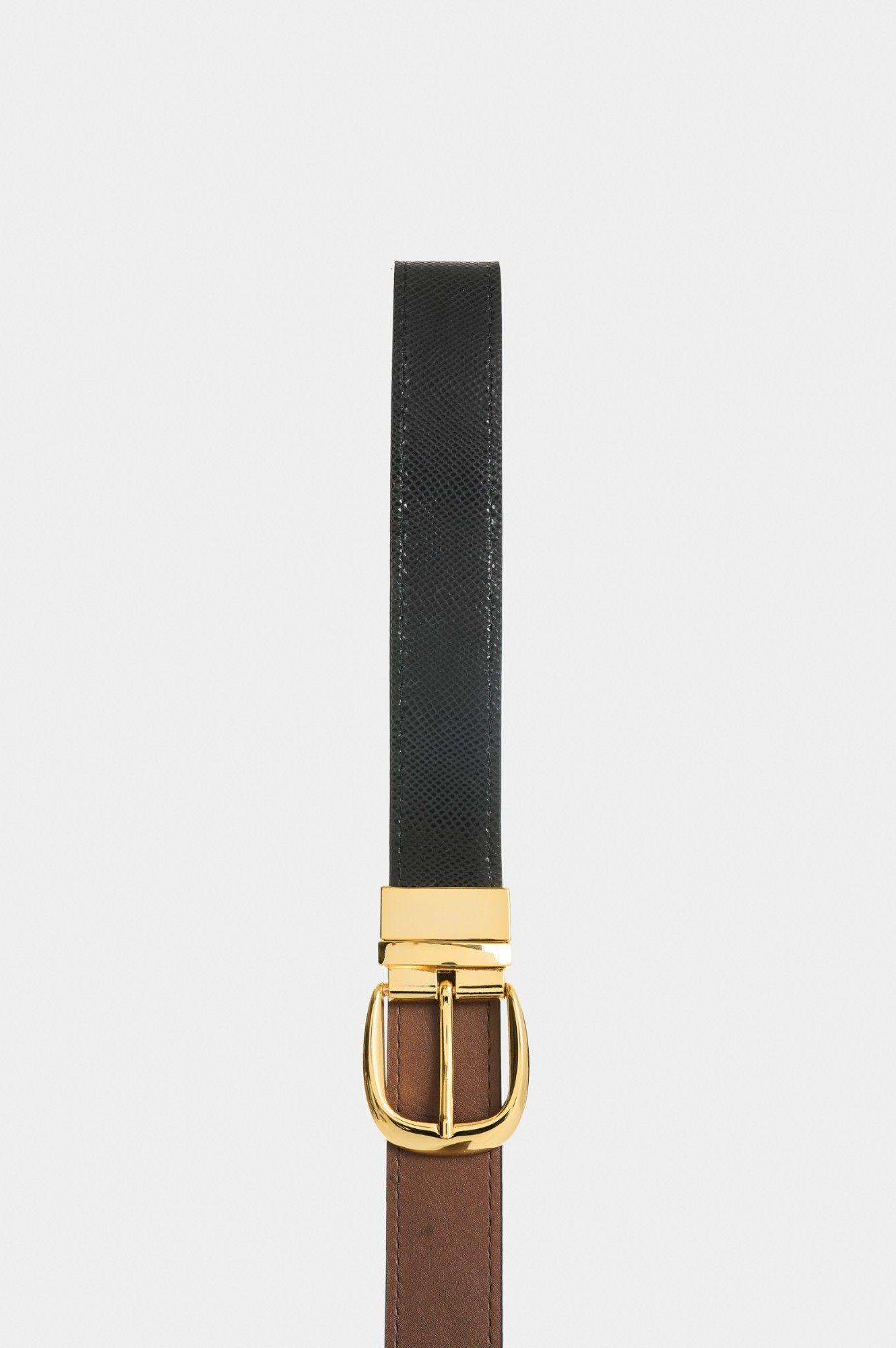 Vélez Cinturón Doble Faz Cuero Y Folia Mujer Segmento 2.0 Combinado-1