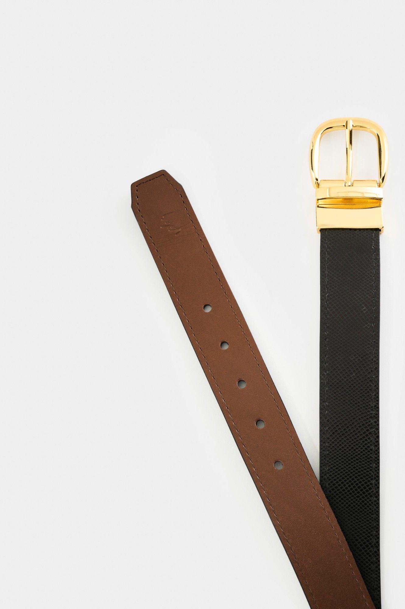 Vélez Cinturón Doble Faz Cuero Y Folia Mujer Segmento 2.0 Combinado-2