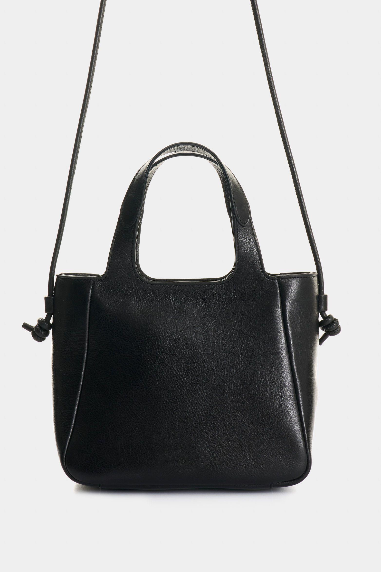 Vélez Manos Libres De Cuero Para Mujer Ailana Negro-2