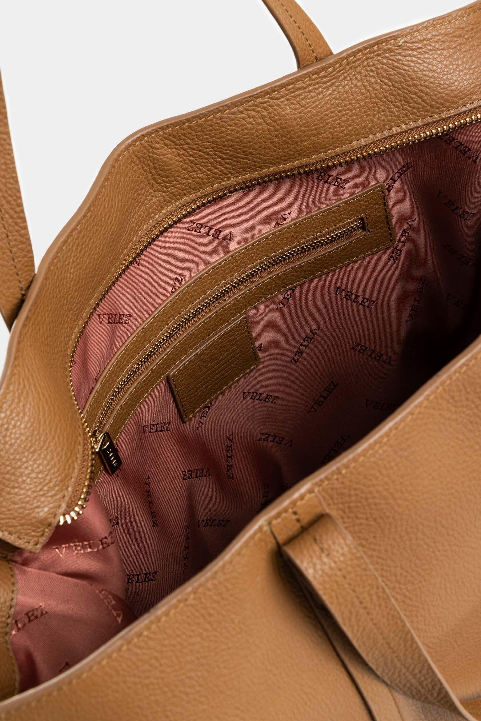 Shopping geranio de cuero para mujer cargadera trenzada miel-4
