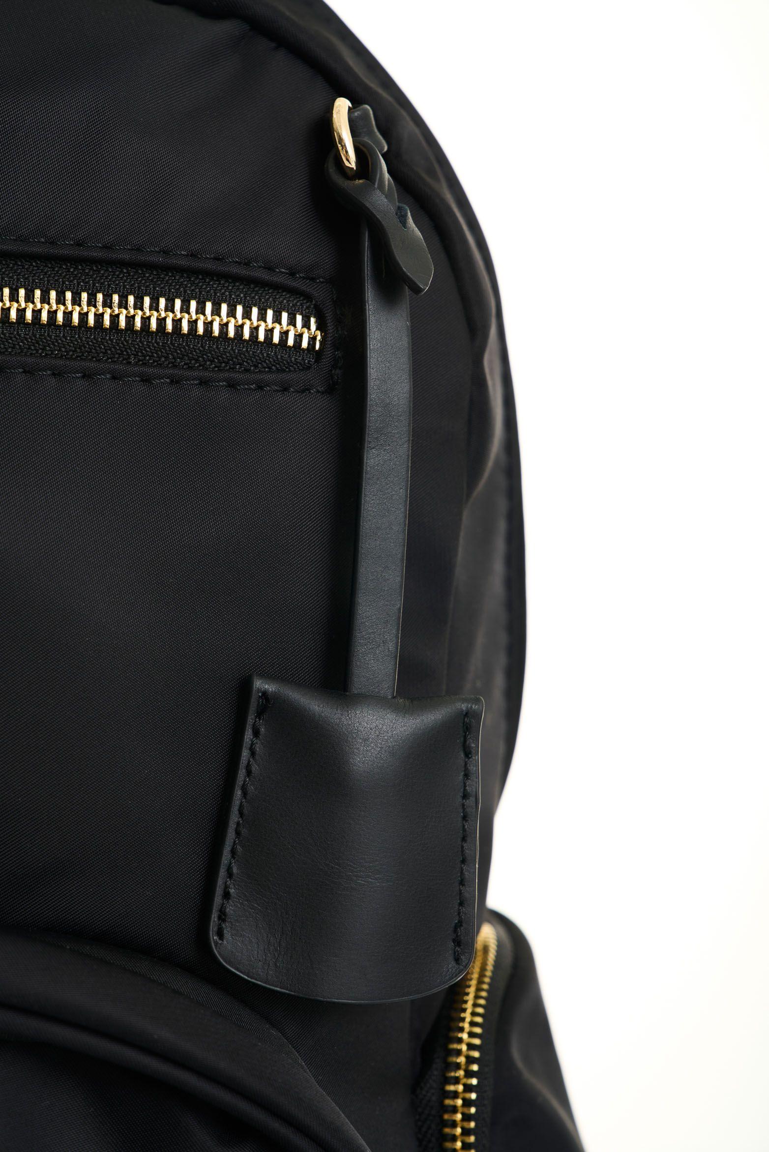 Vélez Mochila Charlotte En Lona Para Mujer Casual Negro-3