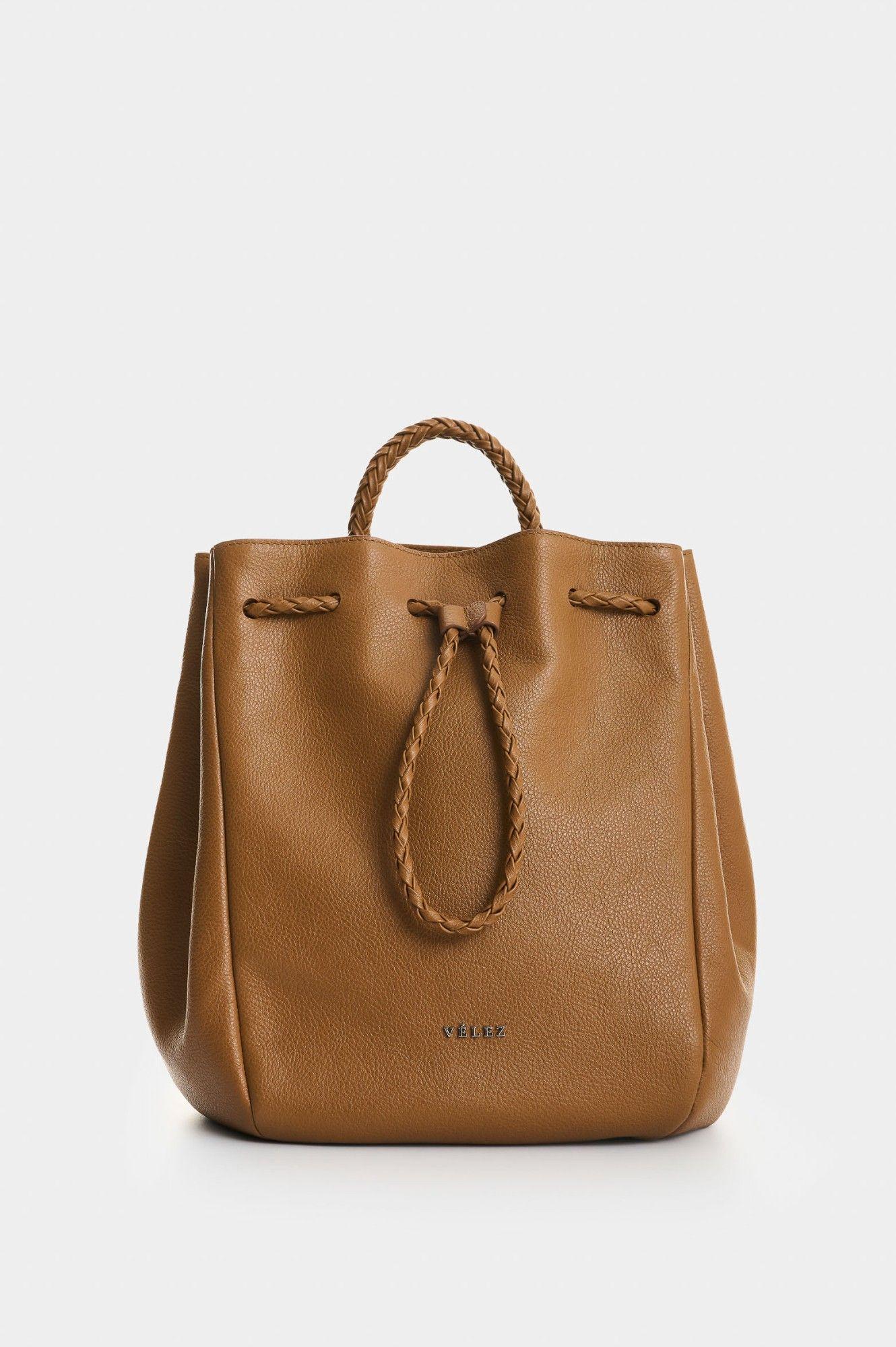 Vélez Mochila Cuero Mujer Bruma-0
