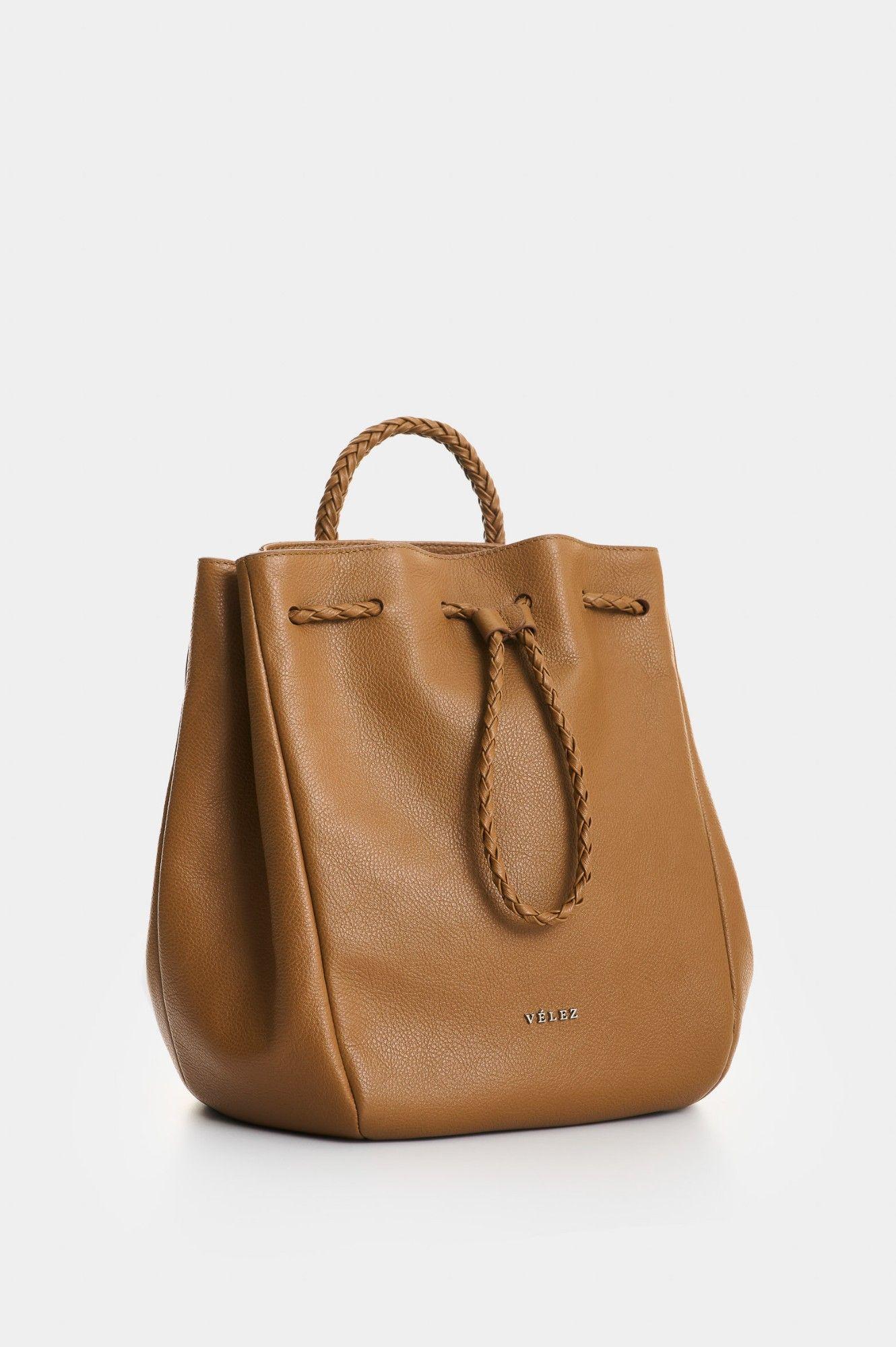 Vélez Mochila Cuero Mujer Bruma-2