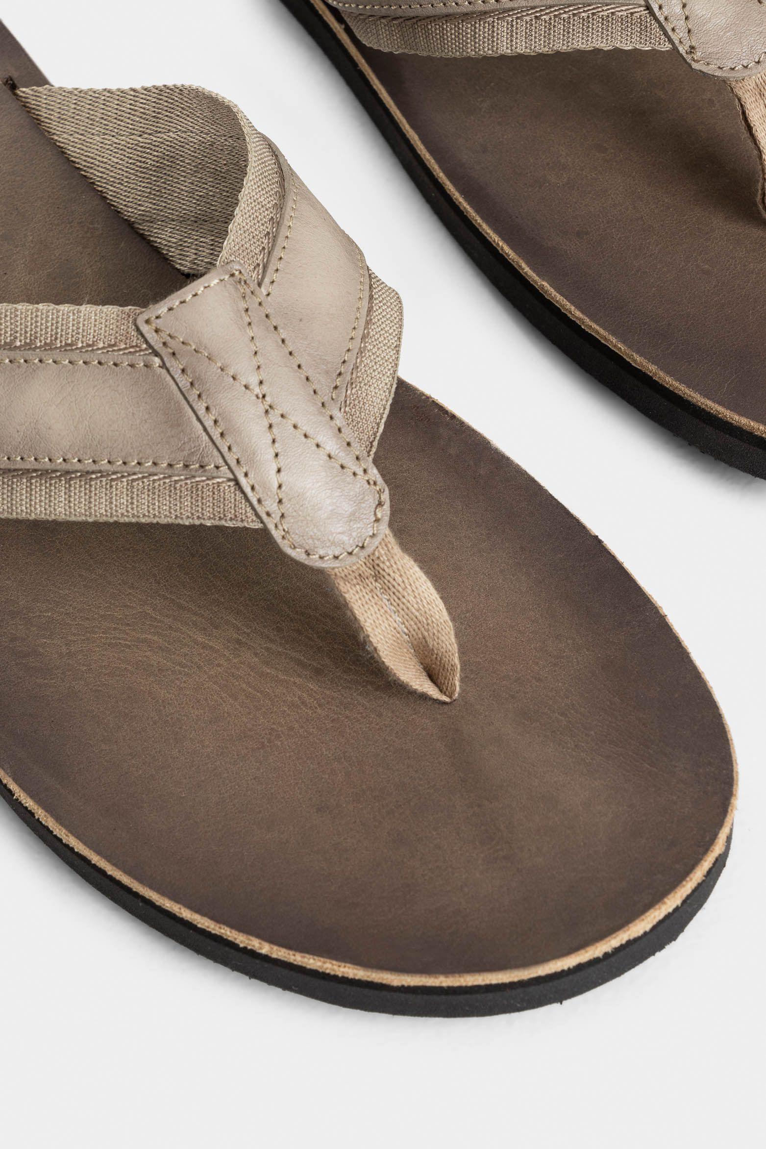 Vélez Sandalia Torino De Cuero  Hombre Tres Puntadas Arena-4