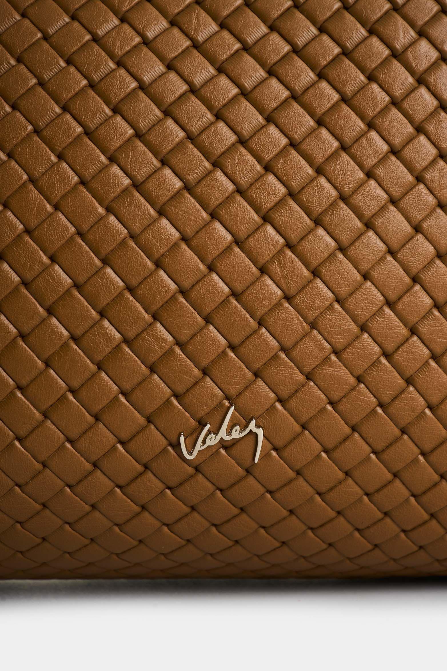 Vélez Shopping De Cuero Grabado Para Mujer Ocaso Miel-3