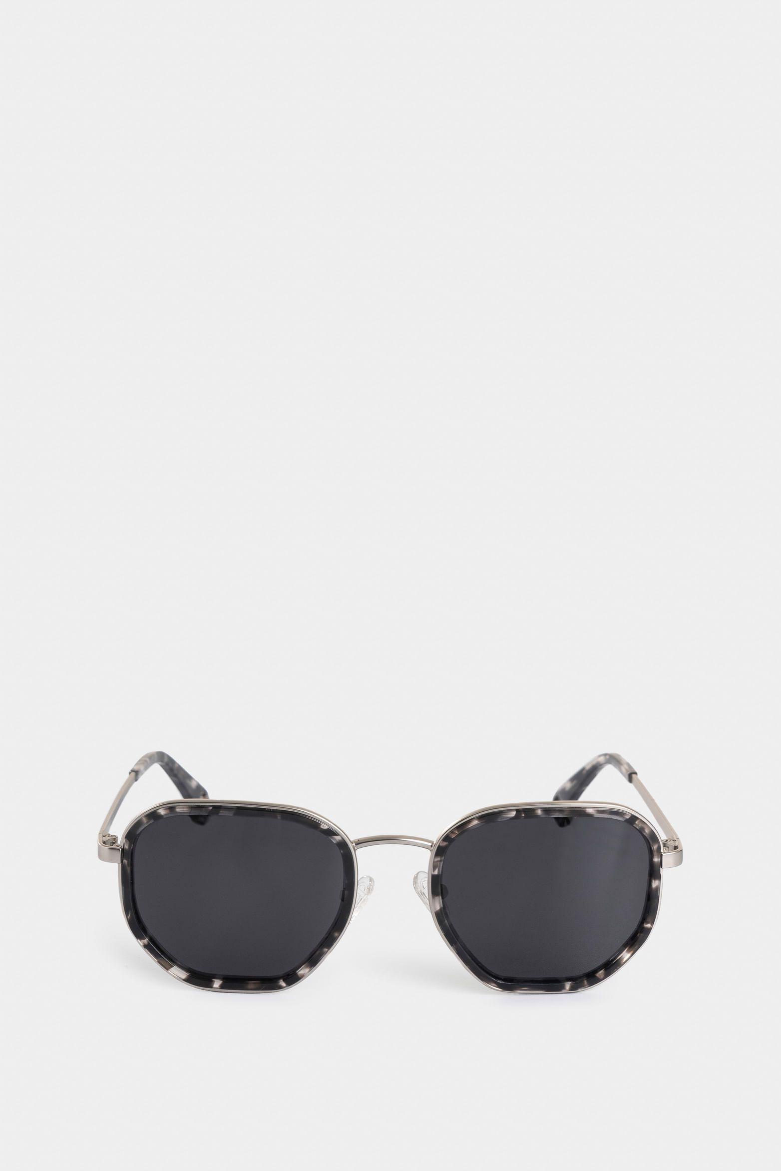 Gafas Orion lente polarizado para mujer silueta heagonal Plata-0