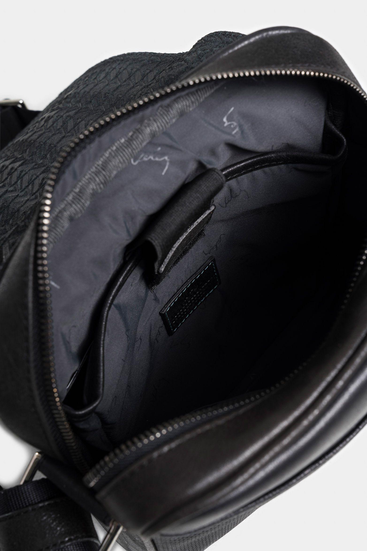 Manos libres remin 2 de cuero para hombre grabado negro-4