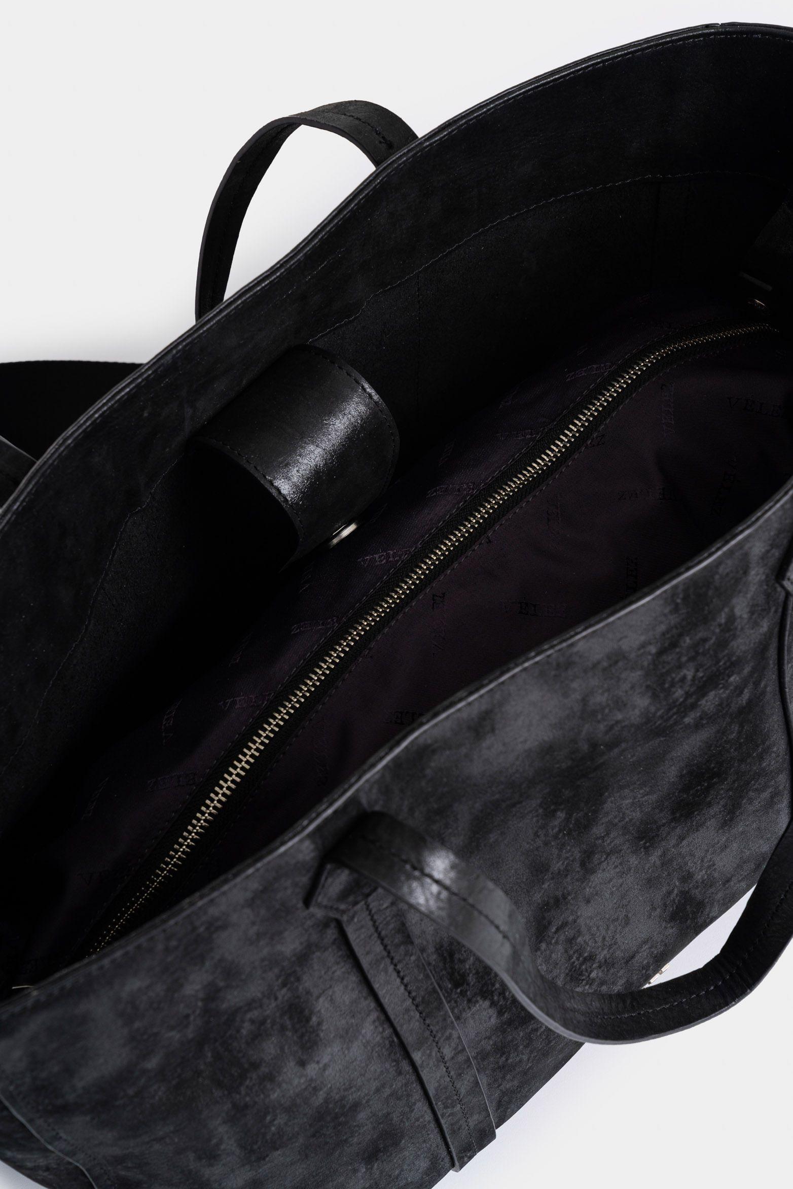 Vélez Shopping Dalia De Cuero  Mujer Detalle Trenzado Negro-4