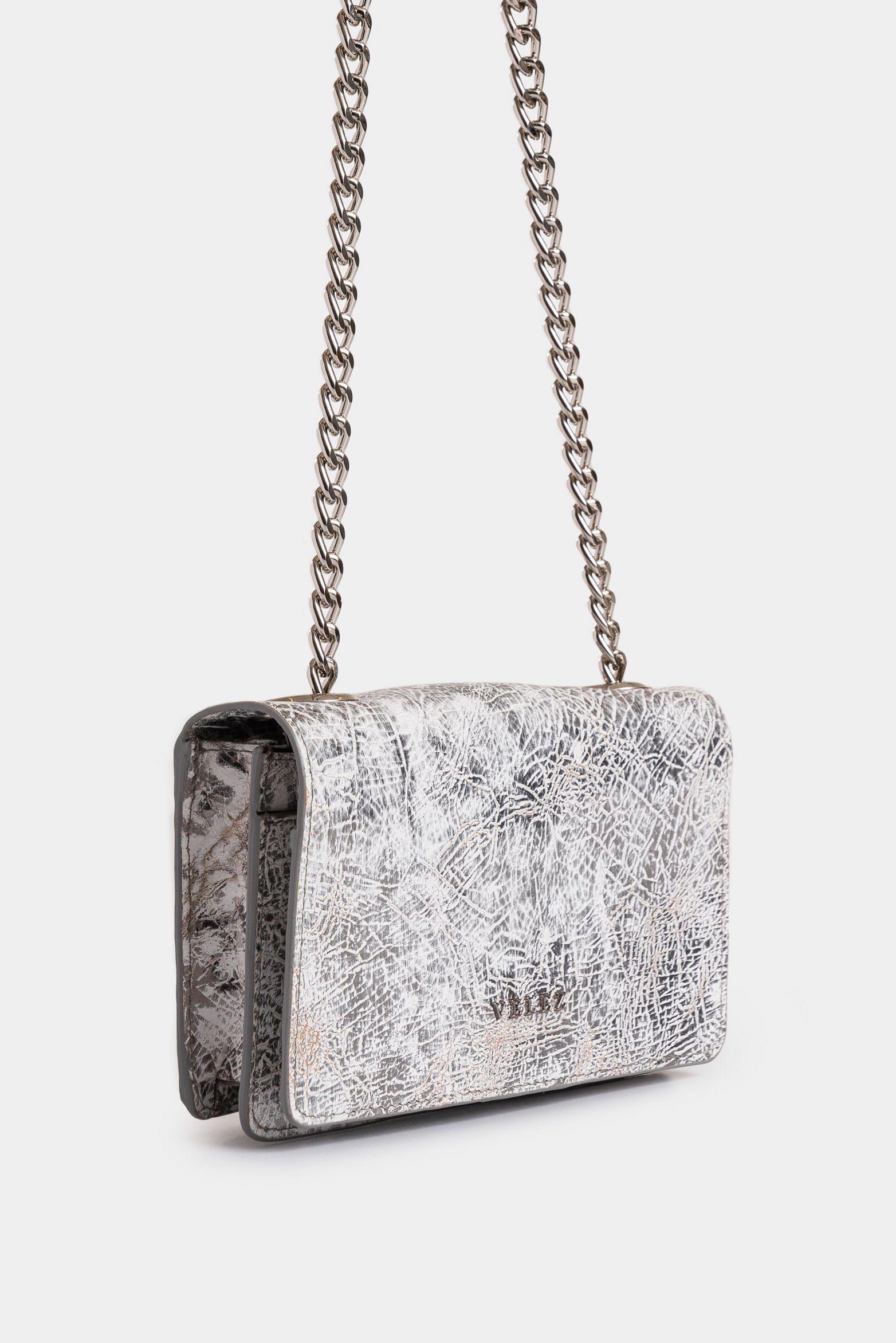 Manos libres Budda de cuero folia para mujer detalle cadena plata-1
