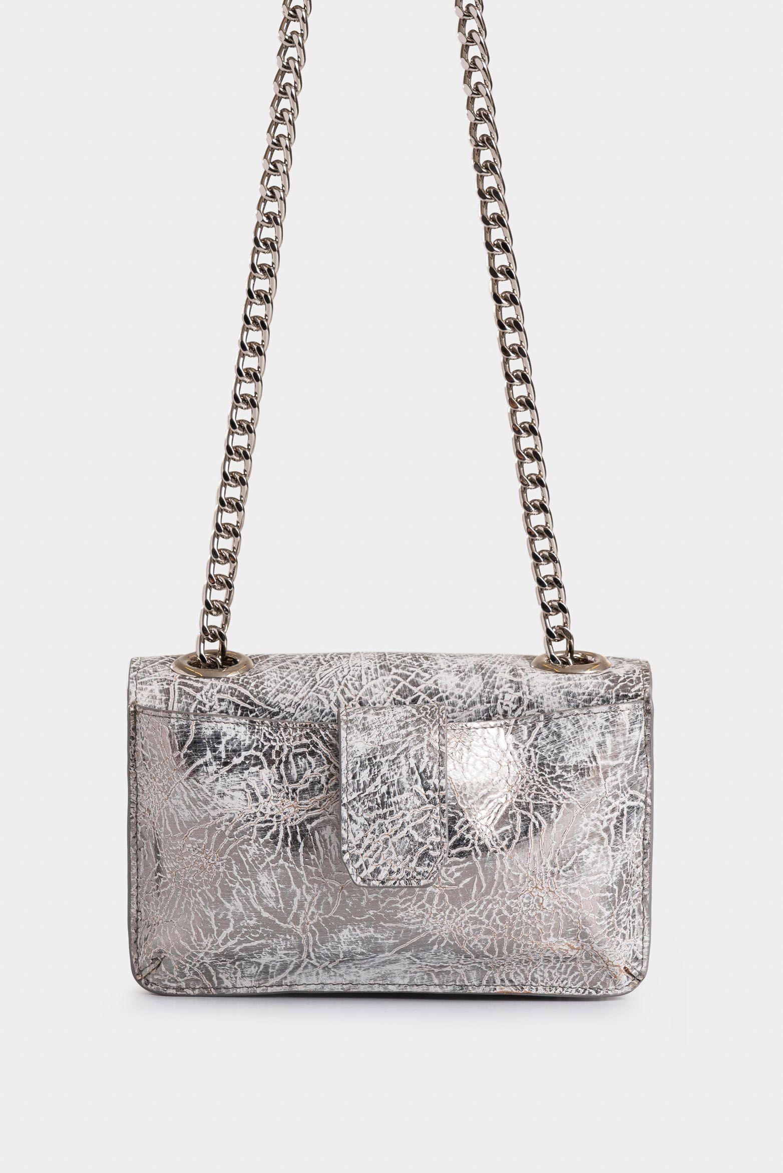 Manos libres Budda de cuero folia para mujer detalle cadena plata-2