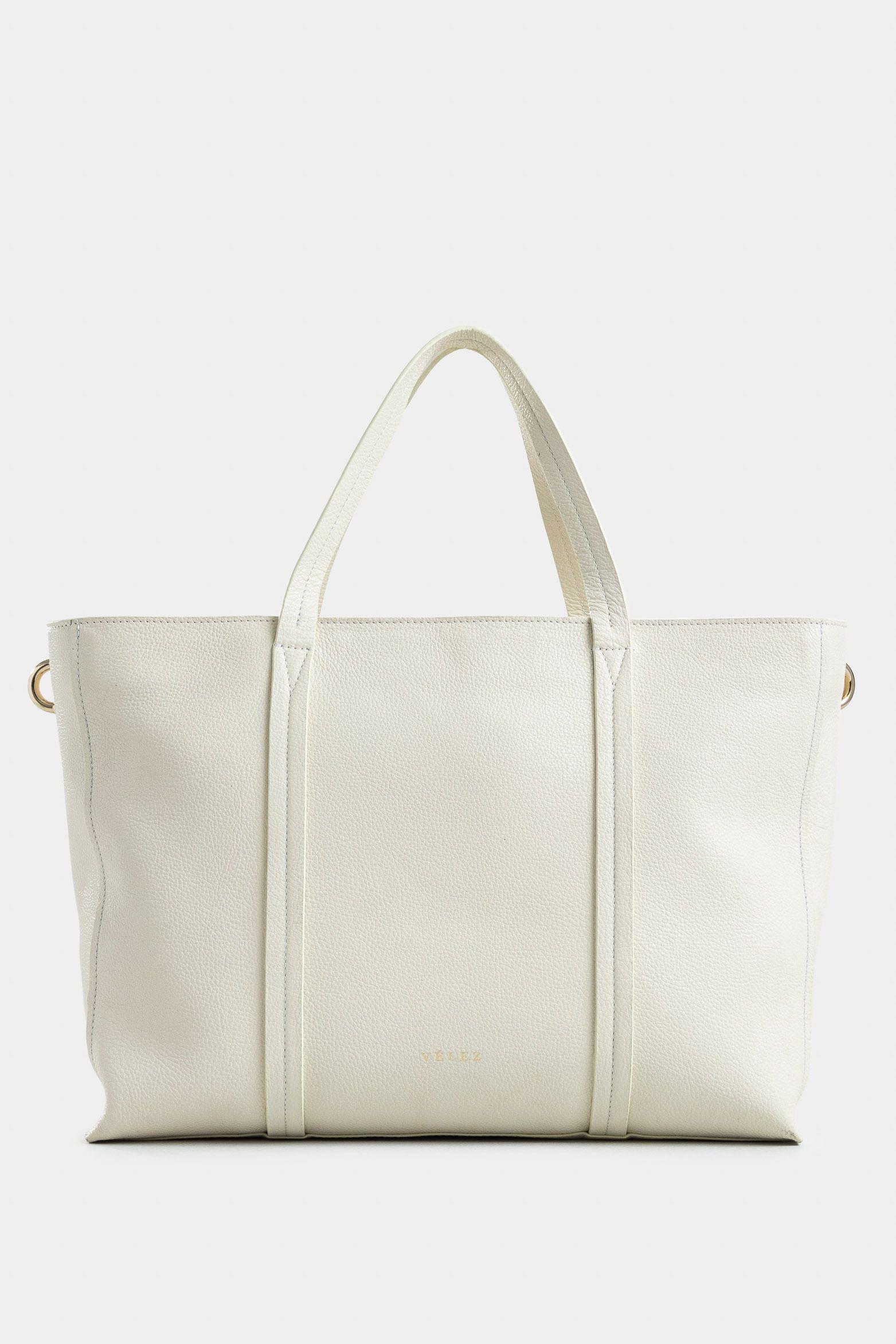 Shopping Mongui de cuero para mujer cargadera trenzada blanco-0