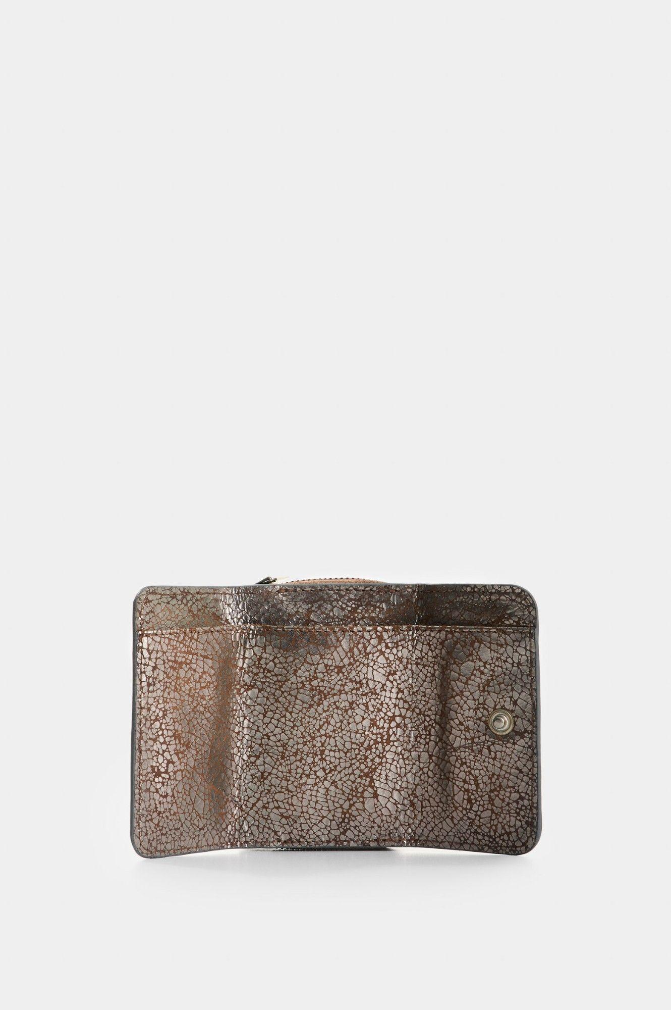 Vélez Monedero Cuero Folia Mujer Tropical Plata-3