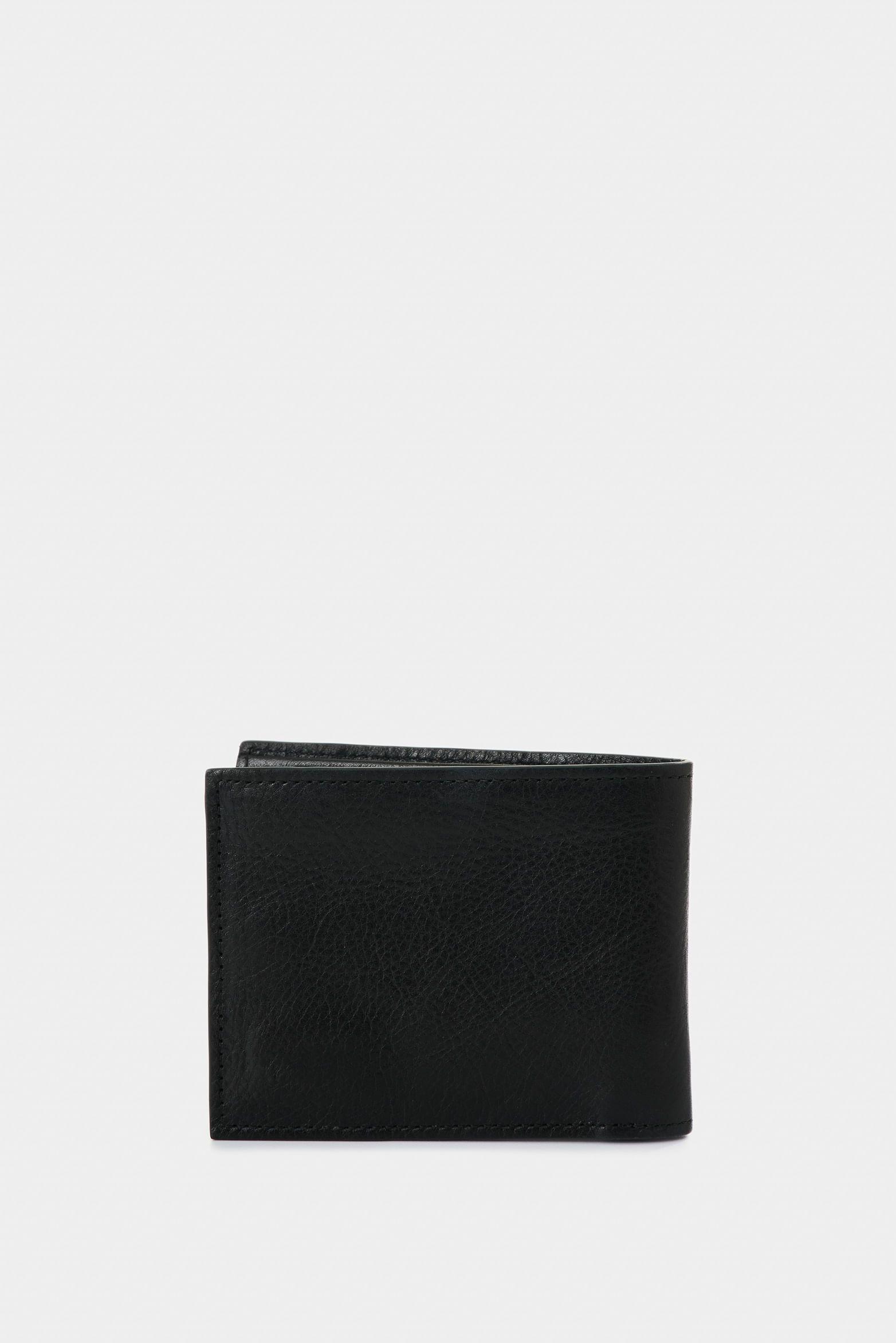 Vélez Billetera De Cuero Para Hombre Dalia Negro-2