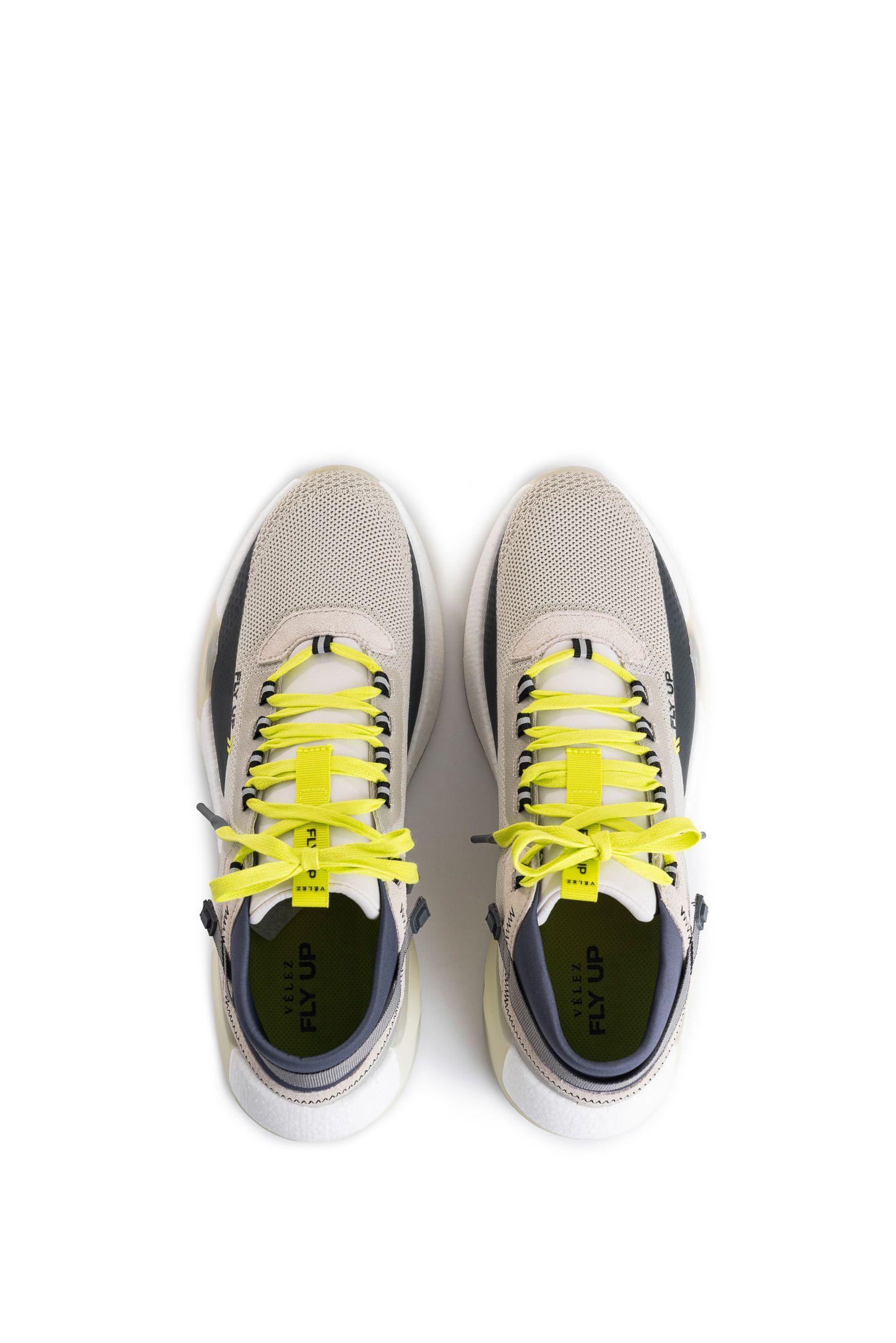 Vélez Zapatilla Tenis Waves 2.0 Para Hombre Fly Up Crema-4