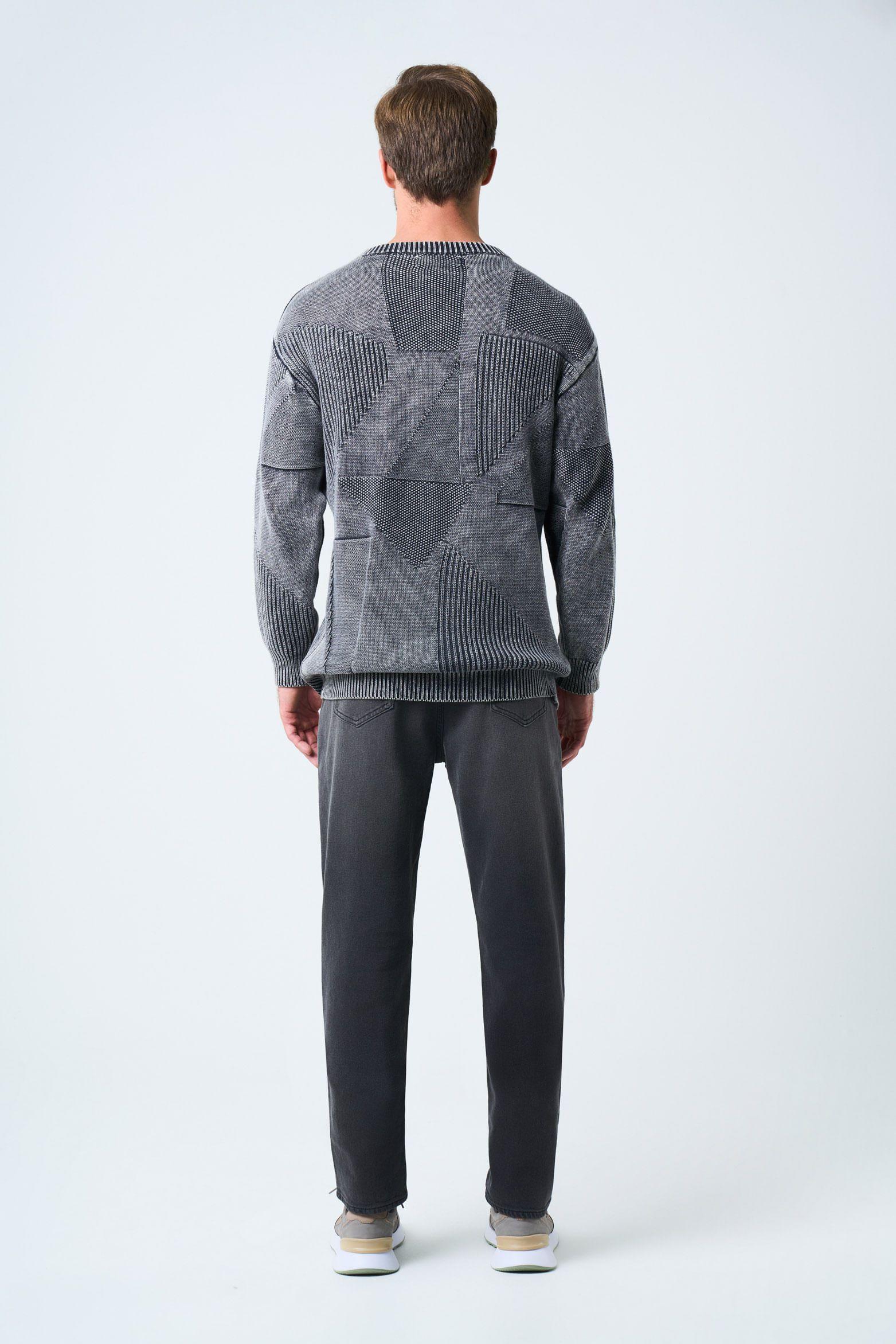 Vélez Jean Confort Alcor Para Hombre Semi Fitted Gris-2