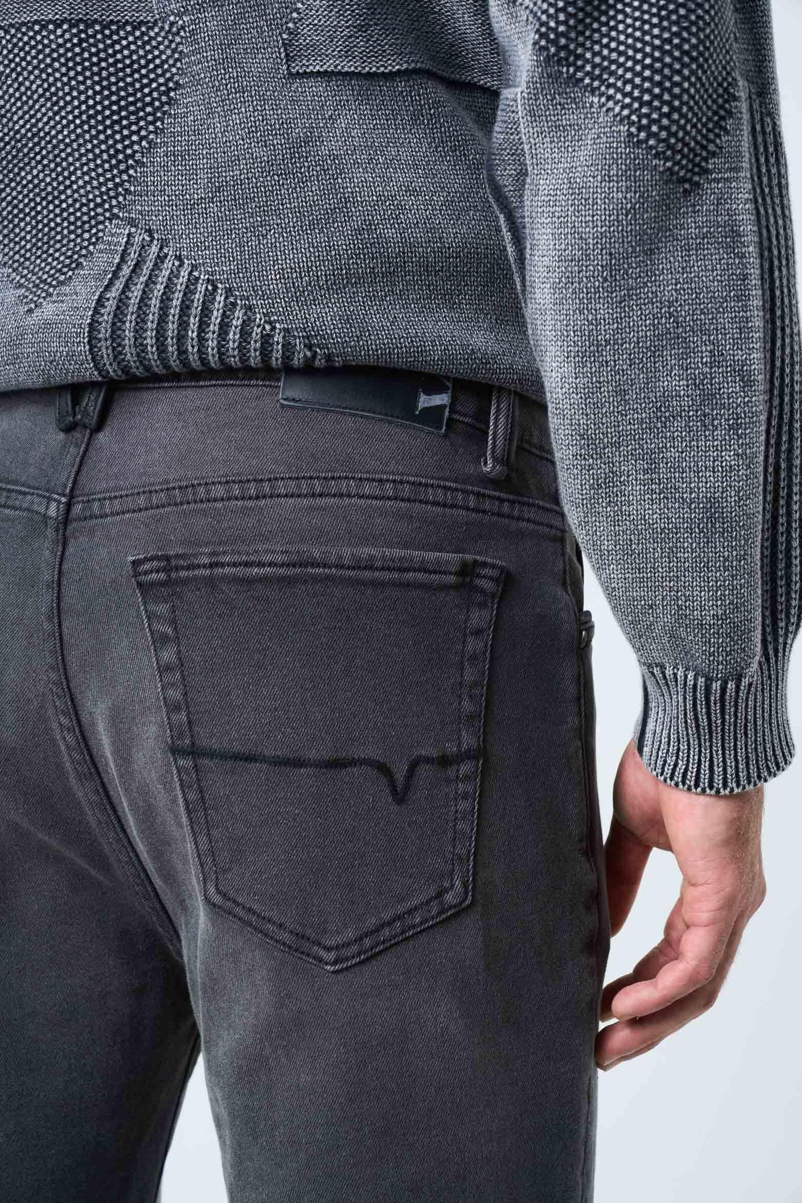 Vélez Jean Confort Alcor Para Hombre Semi Fitted Gris-6