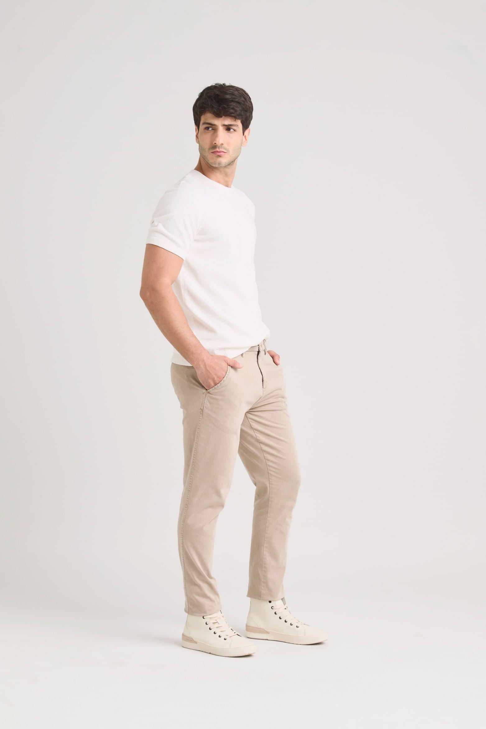 Vélez Pantalón Chino Italo Para Hombre Semifitted Arena-2